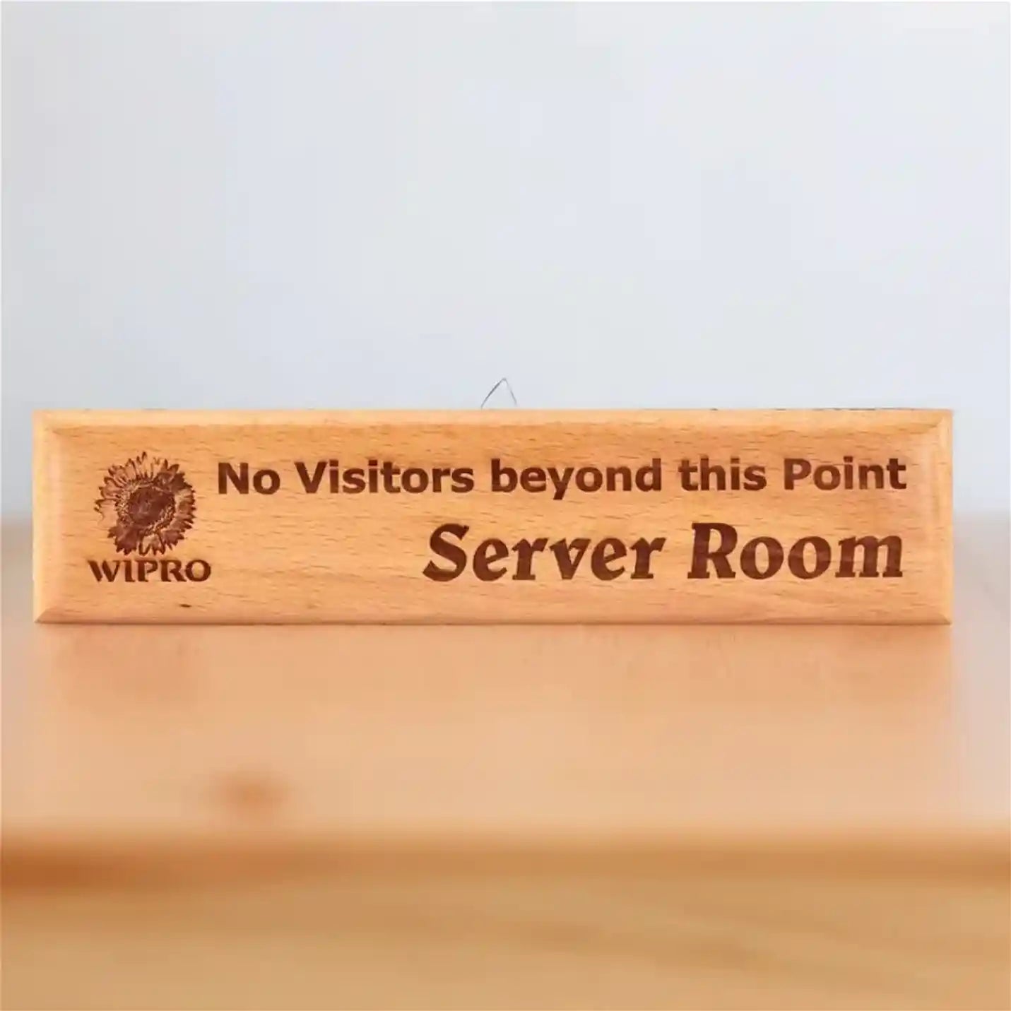 Top-notch Engraved Wooden Name Plate