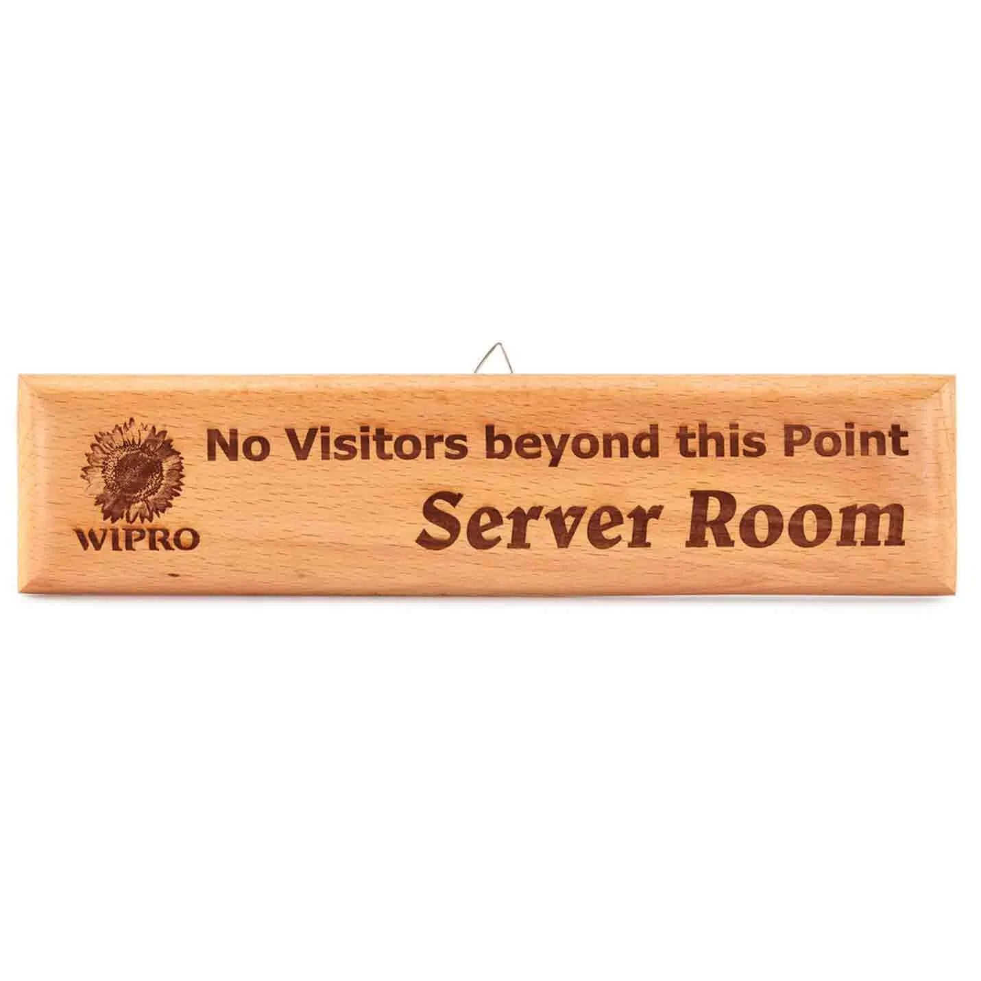 Top-notch Engraved Wooden Name Plate