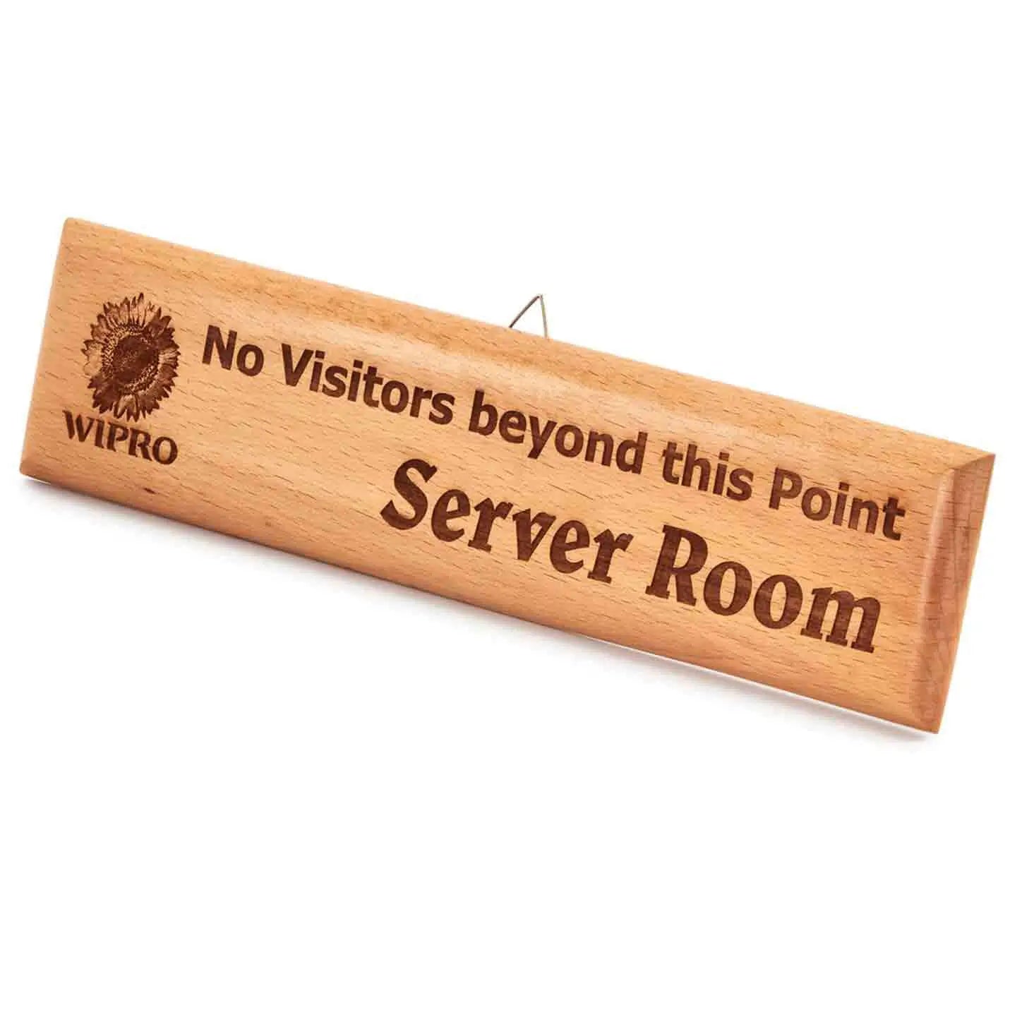 Top-notch Engraved Wooden Name Plate