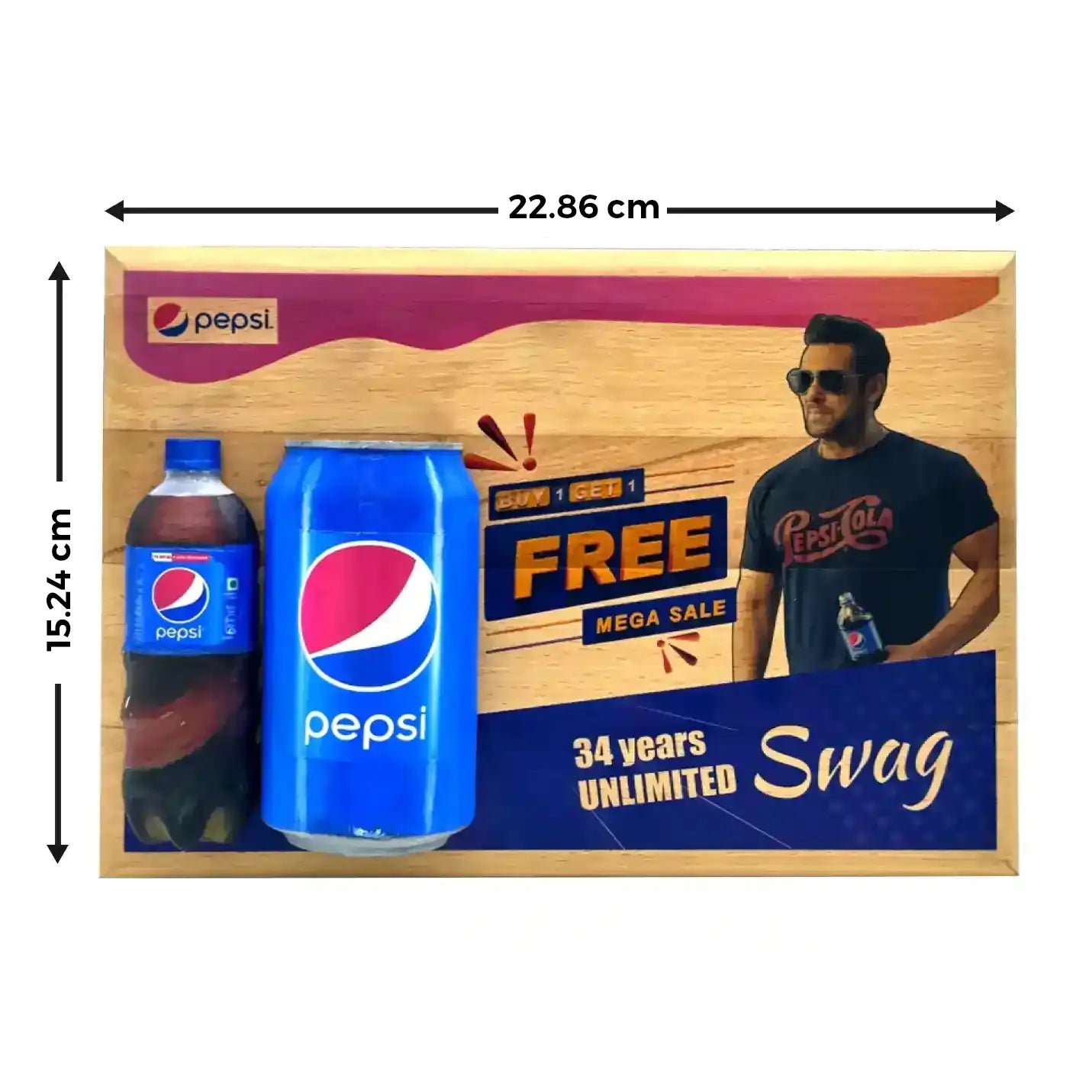 Prestigious Laser-Engraved Triumph Wooden Plaque Img 3 