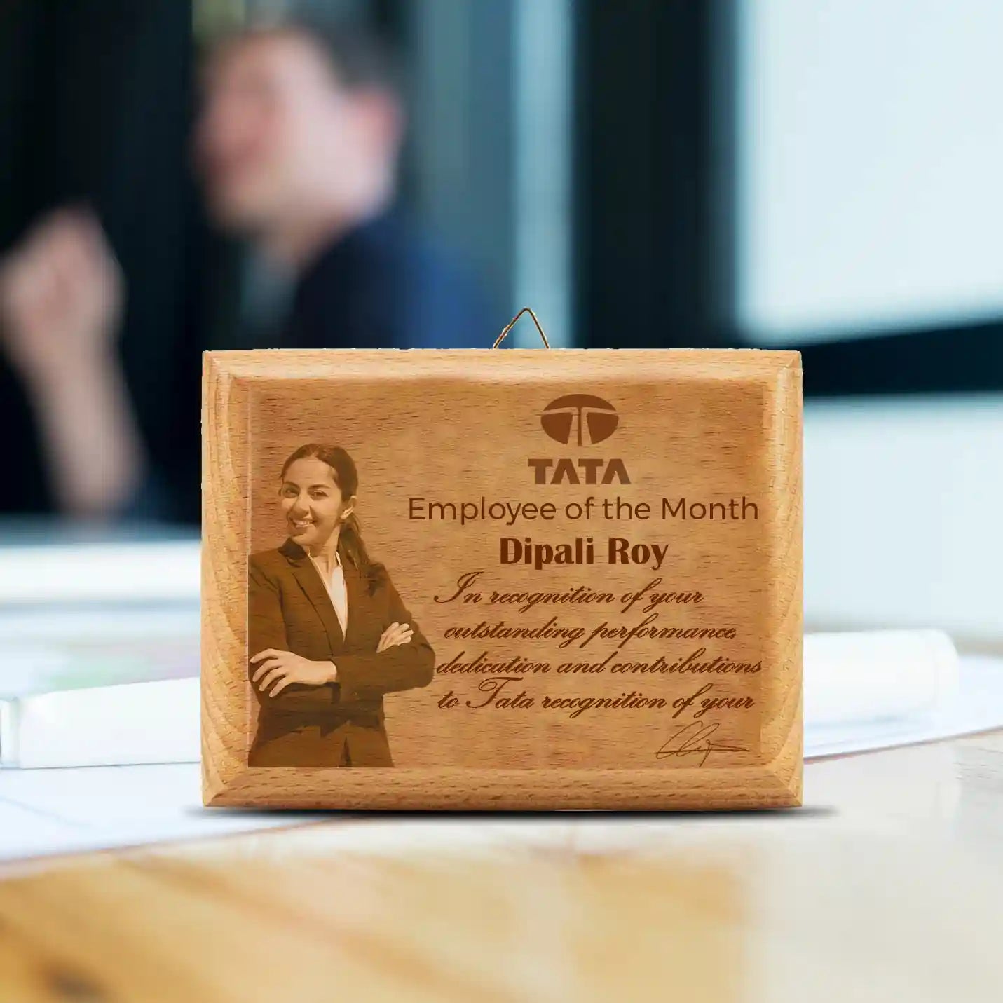 Top-notch Laser-Engraved Wooden Plaque