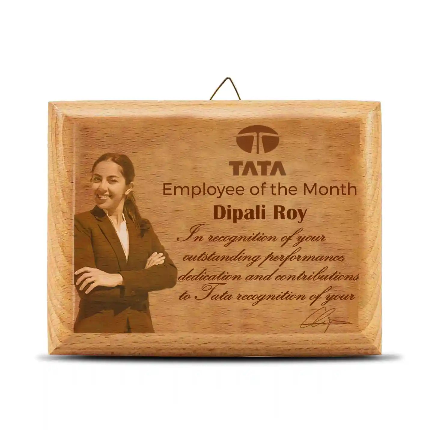 Top-notch Laser-Engraved Wooden Plaque