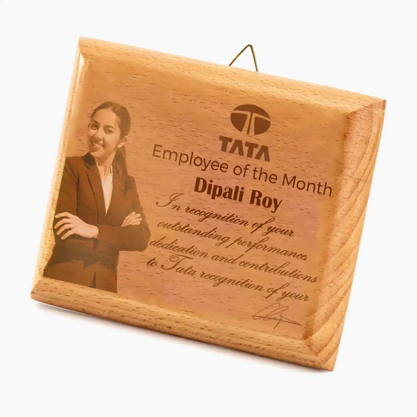 Top-notch Laser-Engraved Wooden Plaque