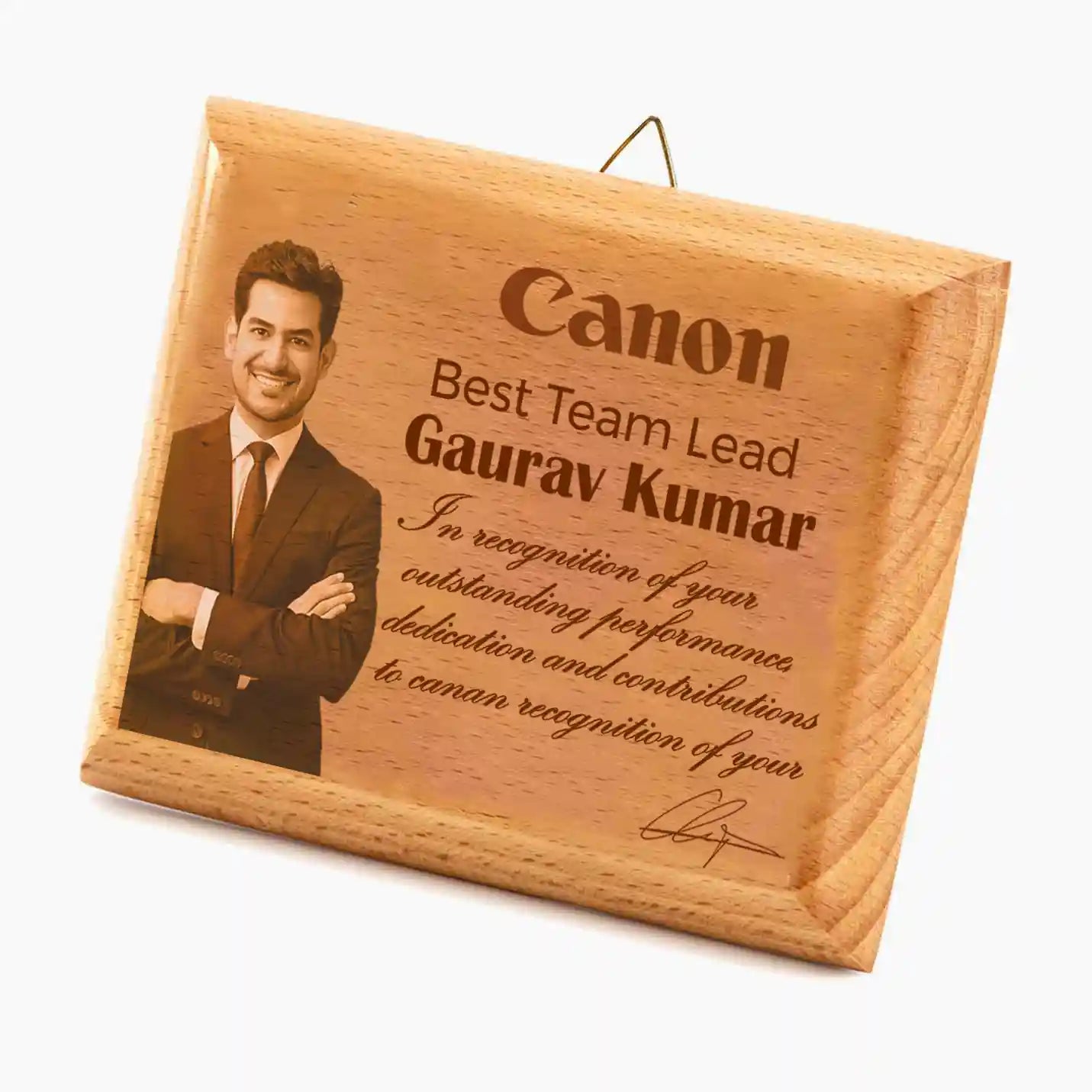 Top-tier Laser-Engraved Wooden Plaque