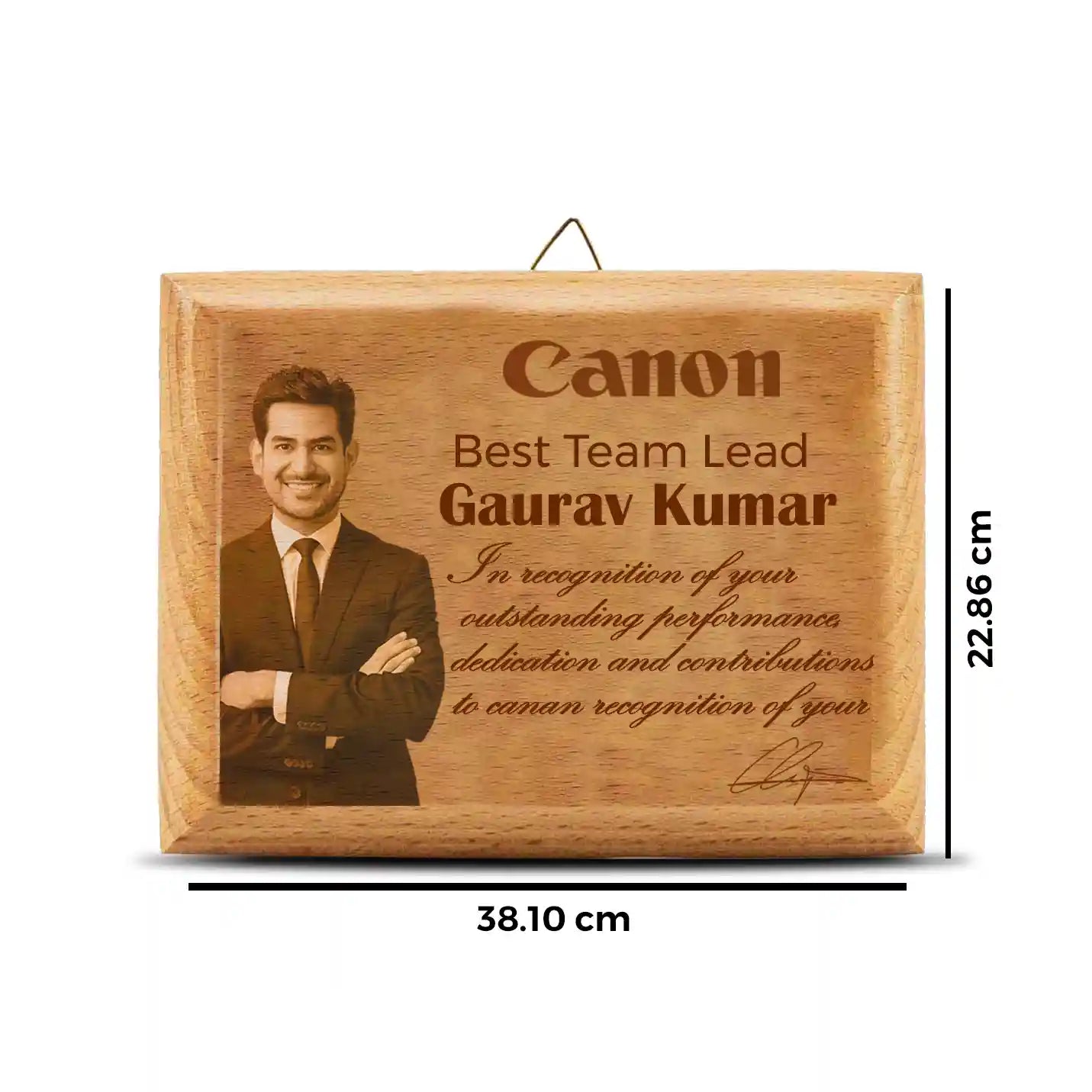 Top-tier Laser-Engraved Wooden Plaque