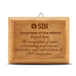 Top-quality Wooden Laser-Engraved Plaque