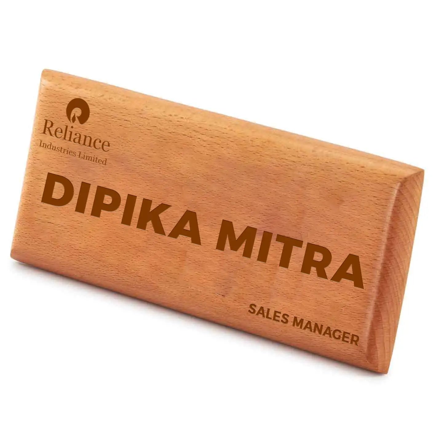 Top-quality Engraved Wooden Name Plate