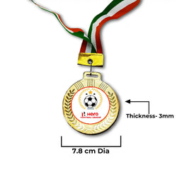 Top-notch Sublimation-Printed Triumph Gold Medal