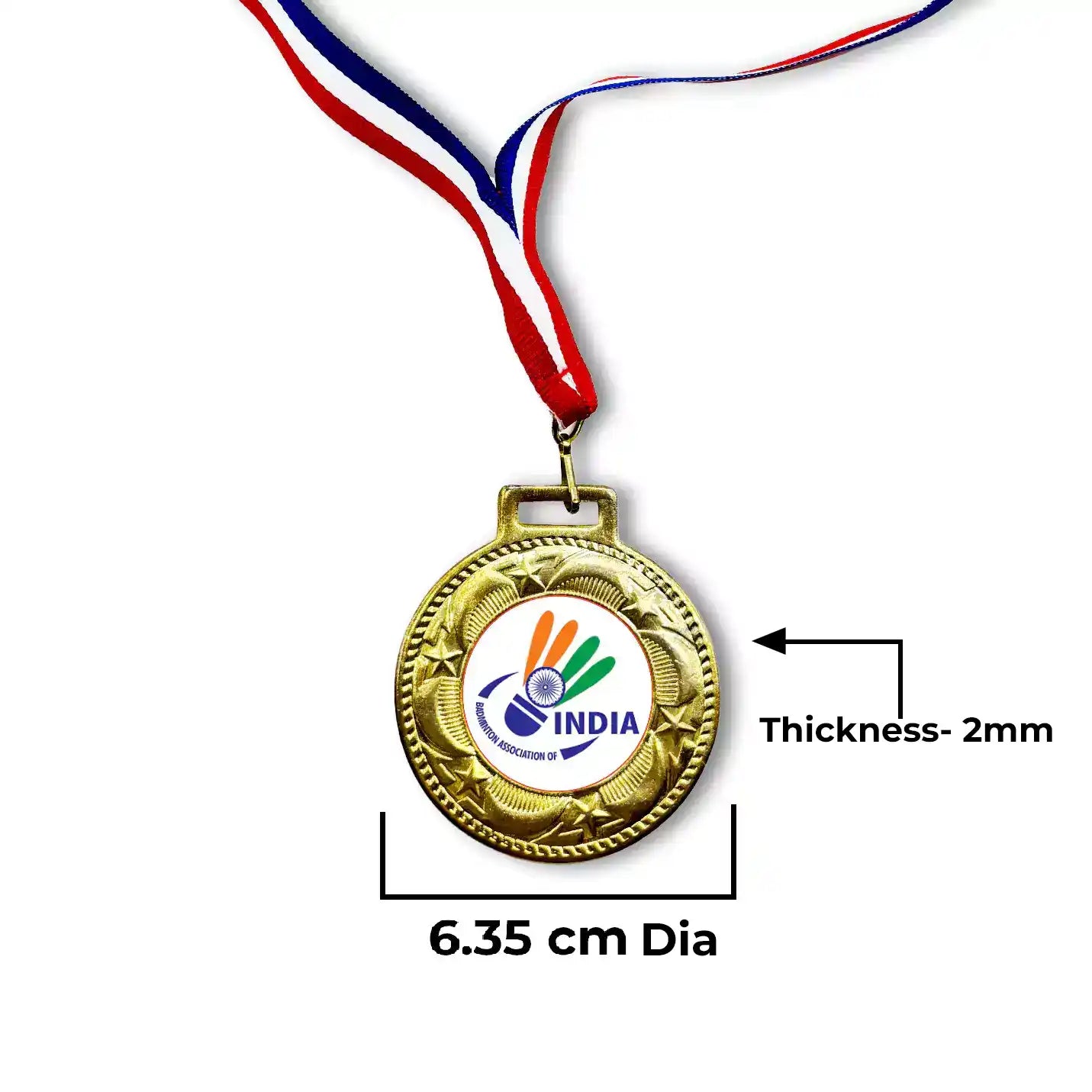 Premium-quality Metal Achiever's Gold Medal