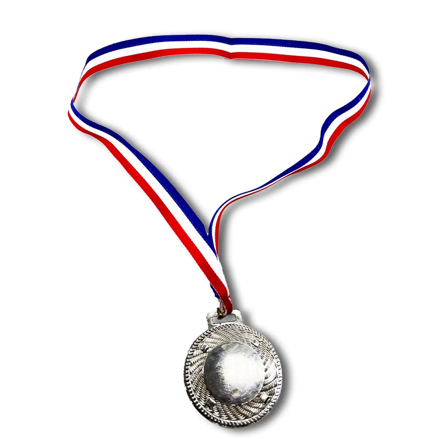 Elite Sublimation Printed Champions's Silver Medal