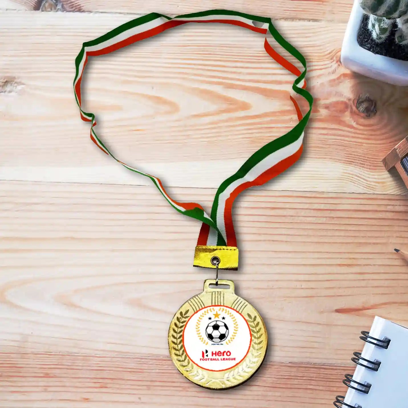 Top-notch Sublimation-Printed Triumph Gold Medal