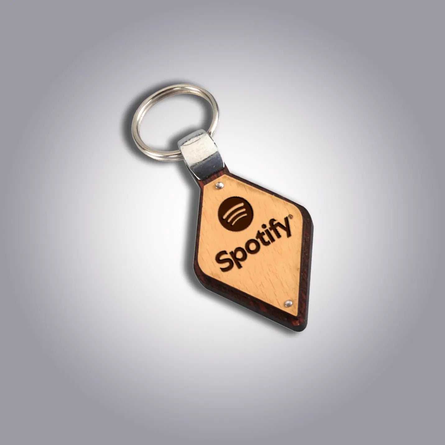 Magnificent Rectangular Wooden Laser-Engraved Key Chain Img 2