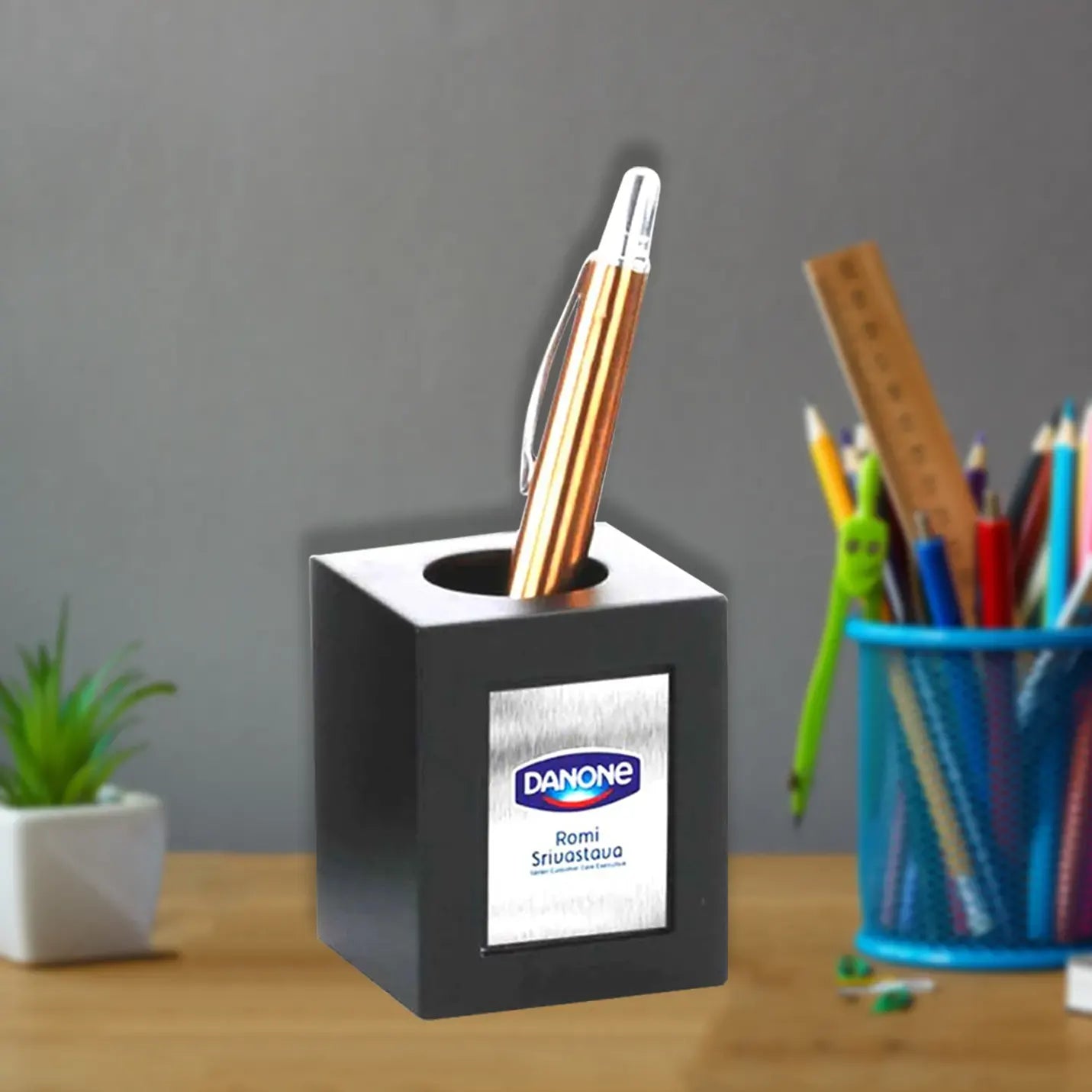 Top-Quality Sublimatable Wooden Pen Holder  Img 1