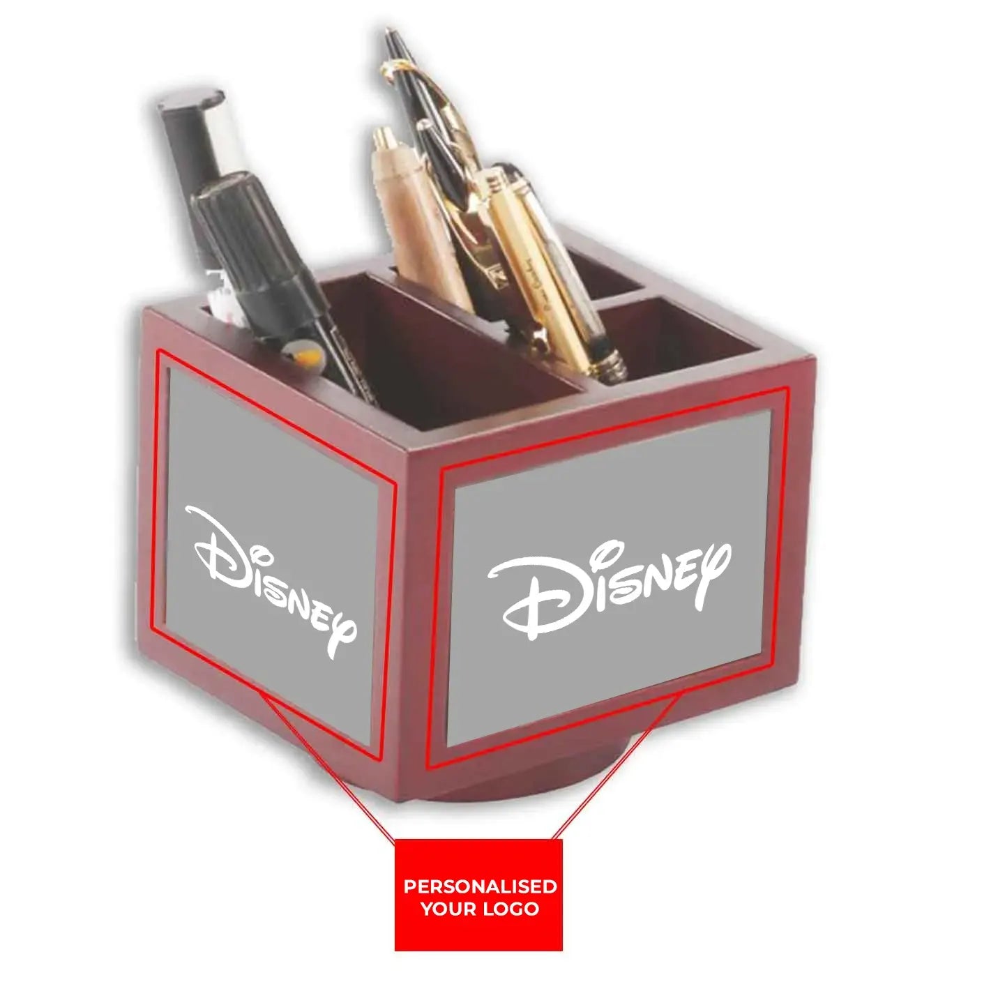 Elite Sublimatable Revolving wooden Pen Holder