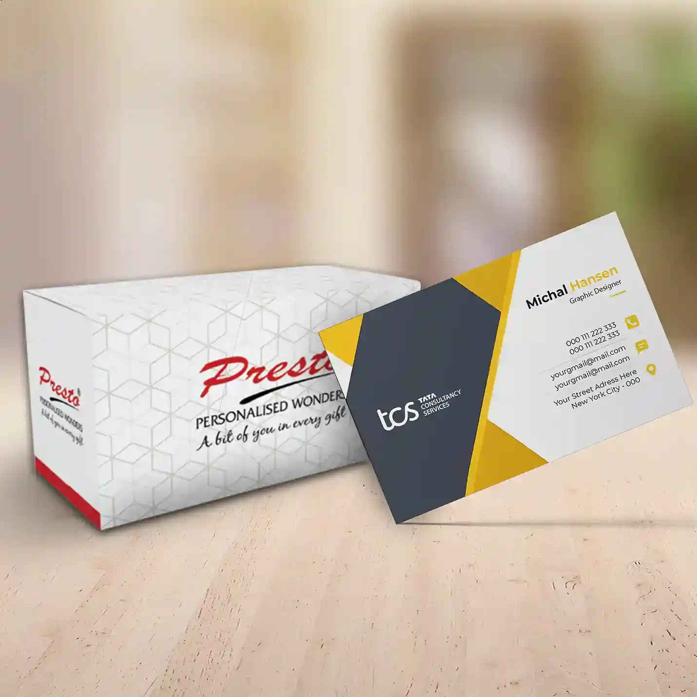 Premium Personalised Business Card (120 pcs) Img 1