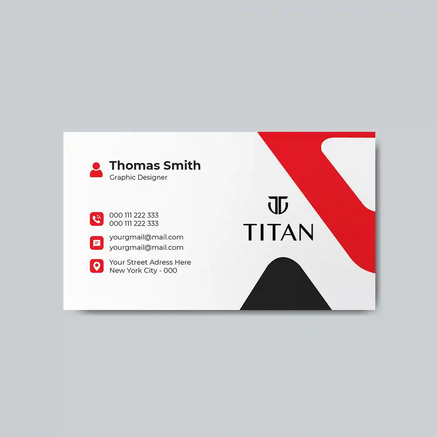 Sleek Design Customised Business Card (120 pcs) Img 2
