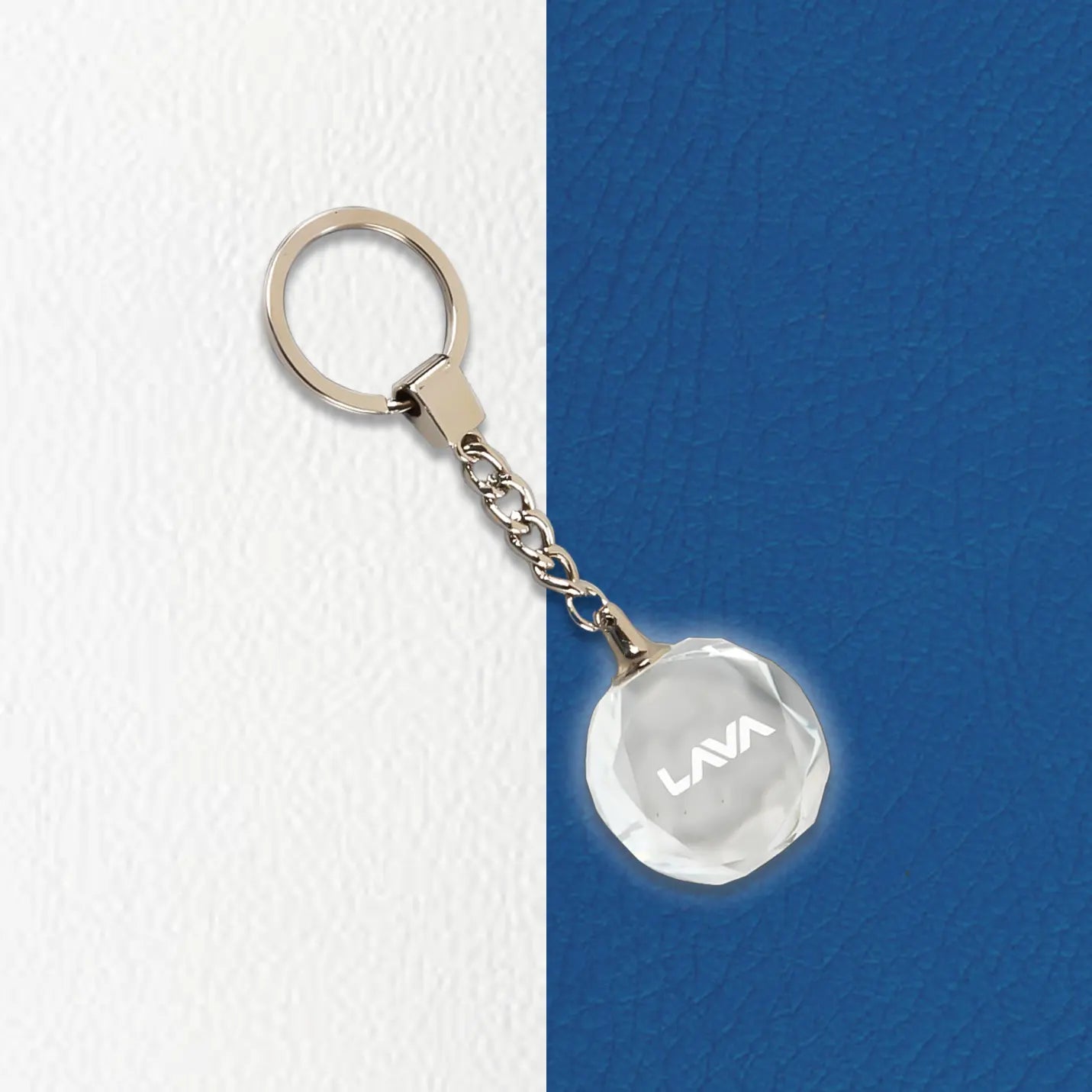 Glittering Crystal Laser-Engraved Key Chains Img 3