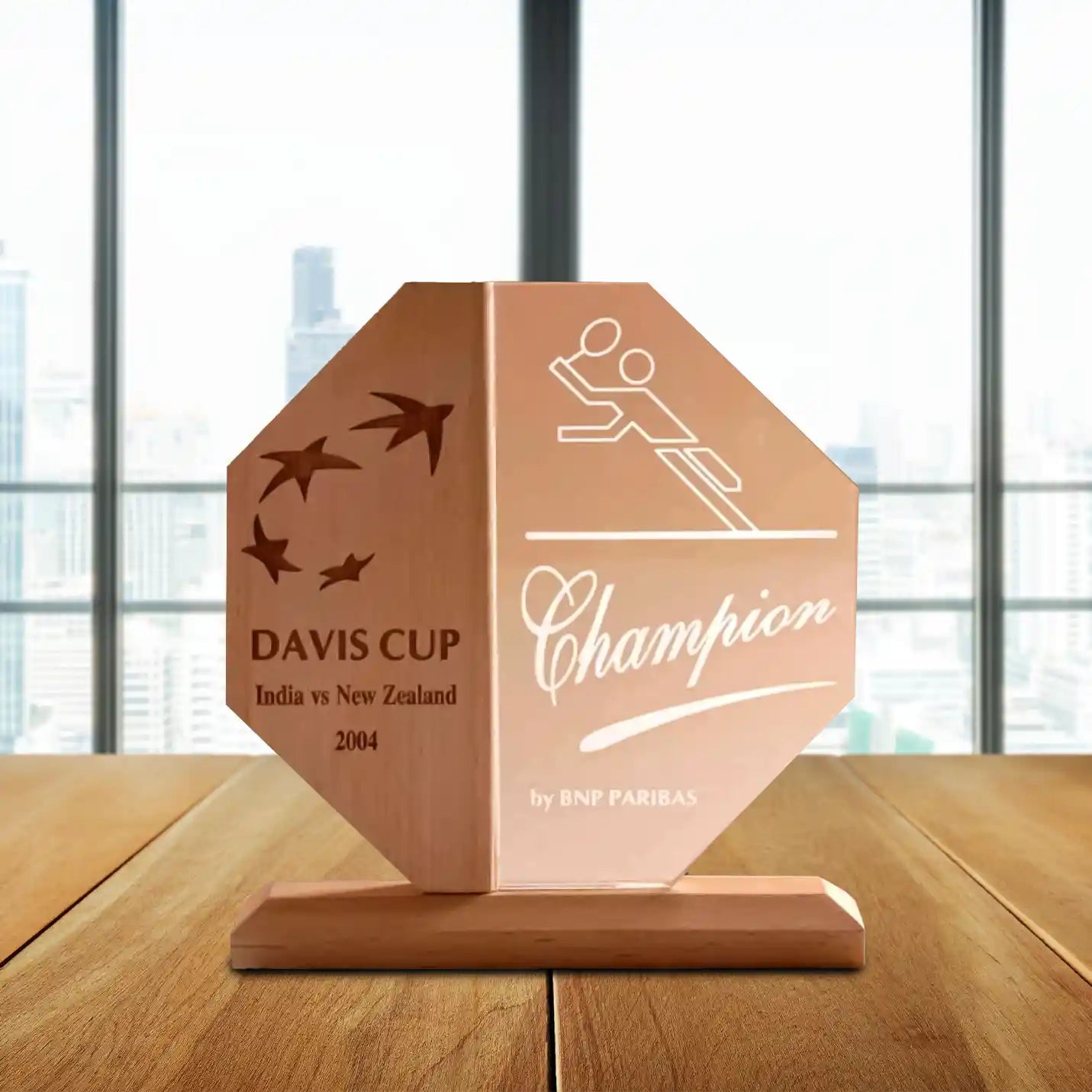 Premium Hexagonal Wooden Mementos