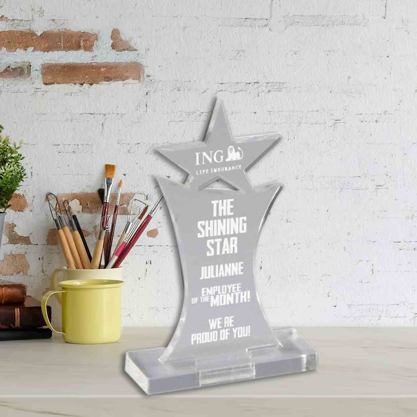 Acrylic Champion Trophies