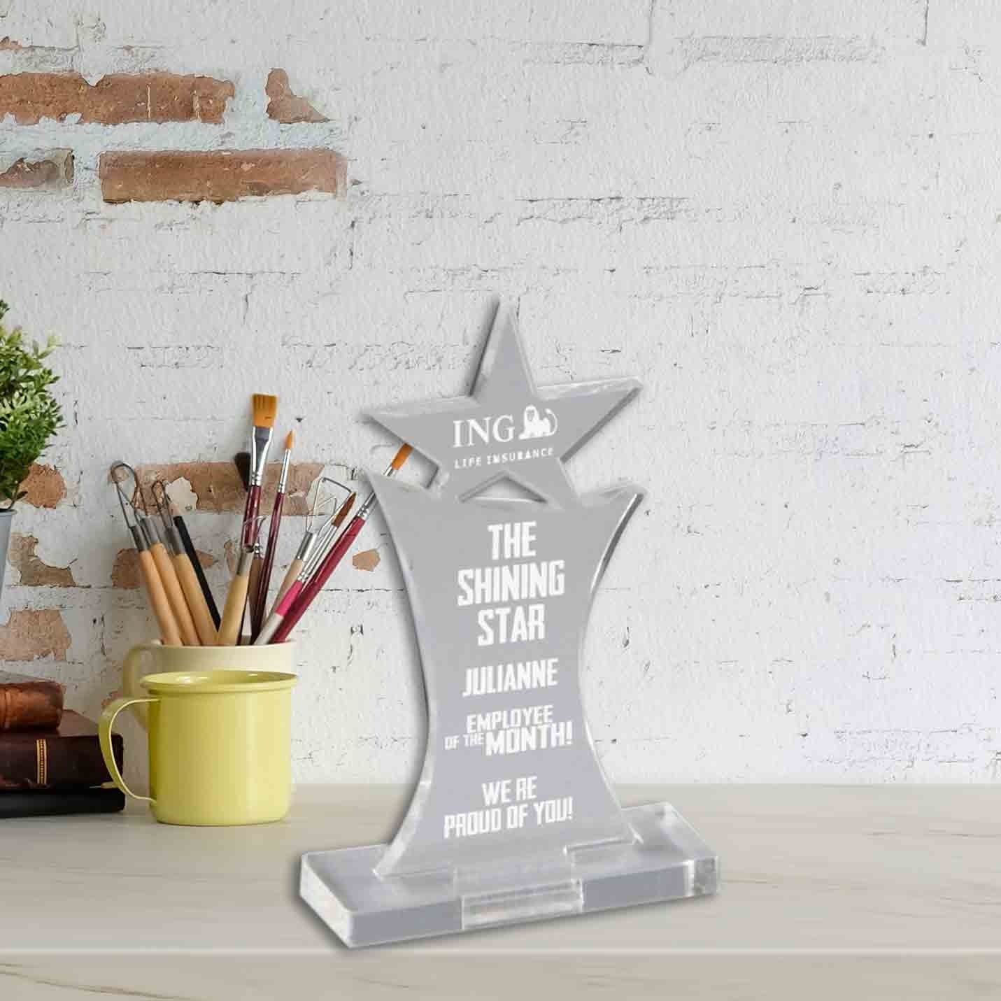Acrylic Victory Trophies