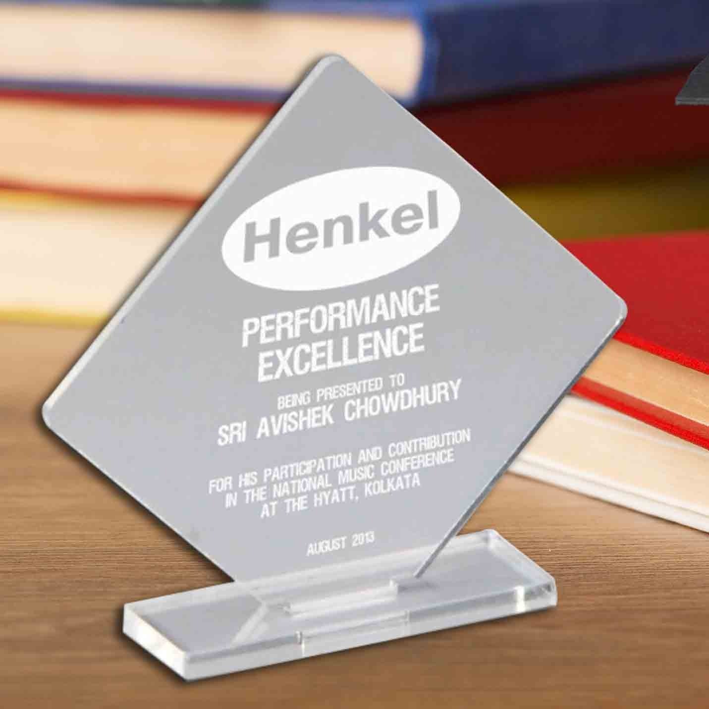 Diamond Acrylic Victory Trophies