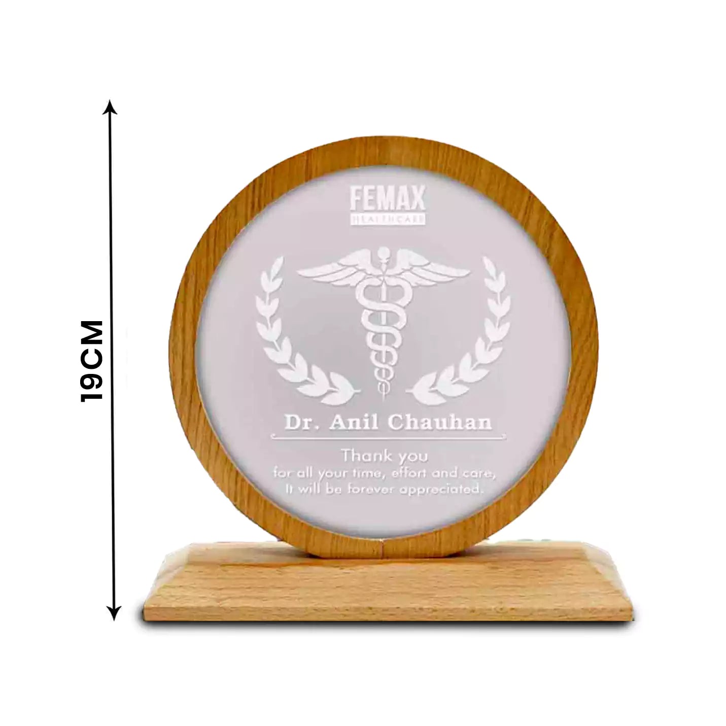 Elite Round-Shaped Wooden Mementos