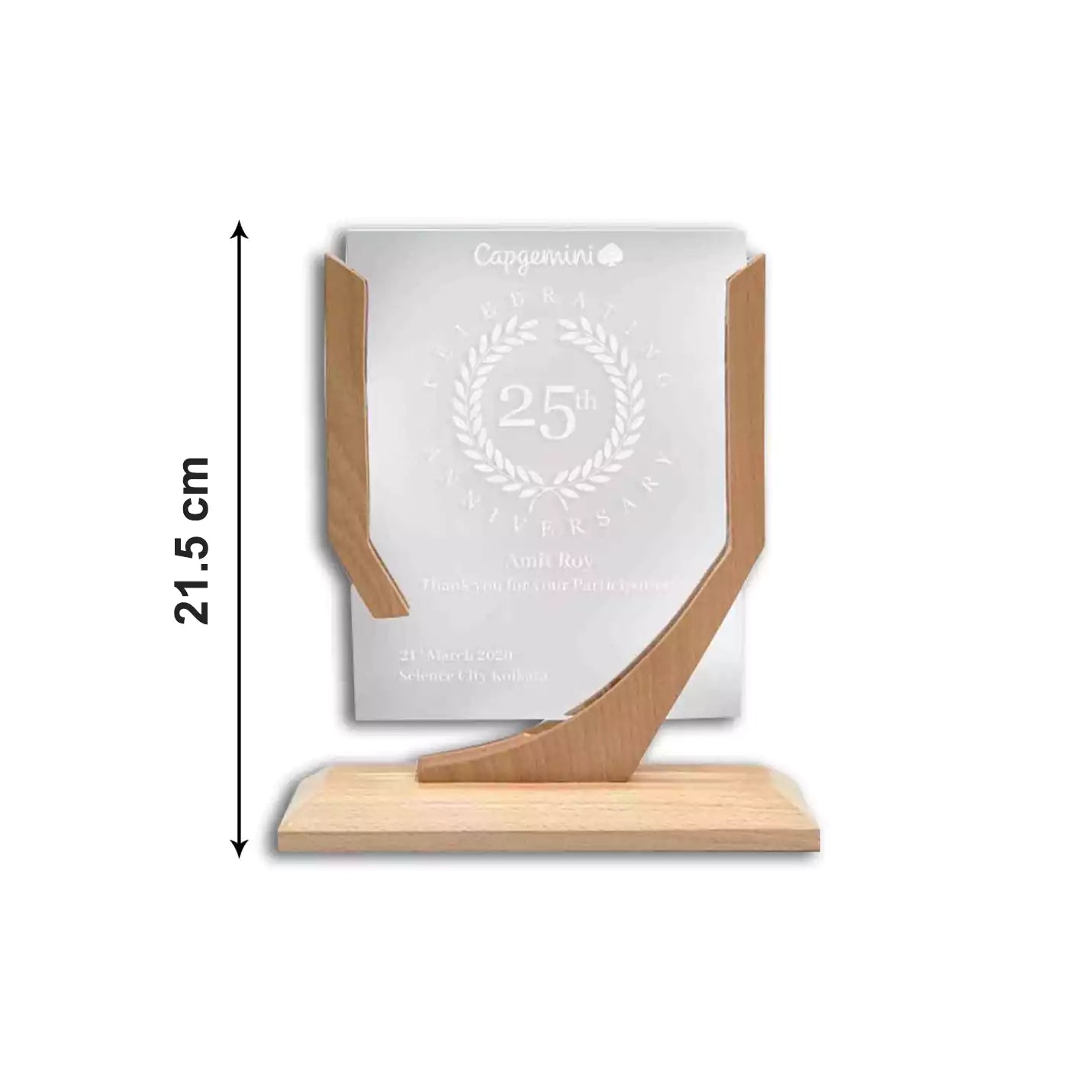 Top-Tier Appreciation Laser-Engraved Wooden Mementos