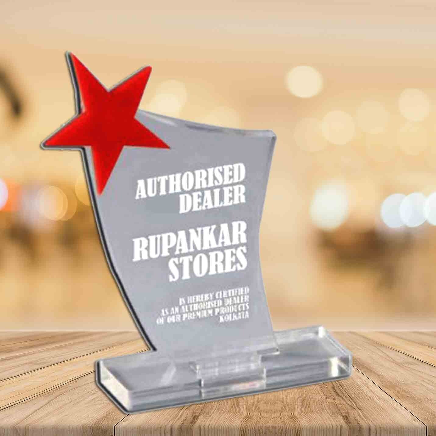 Top-Quality Acrylic Star Trophies