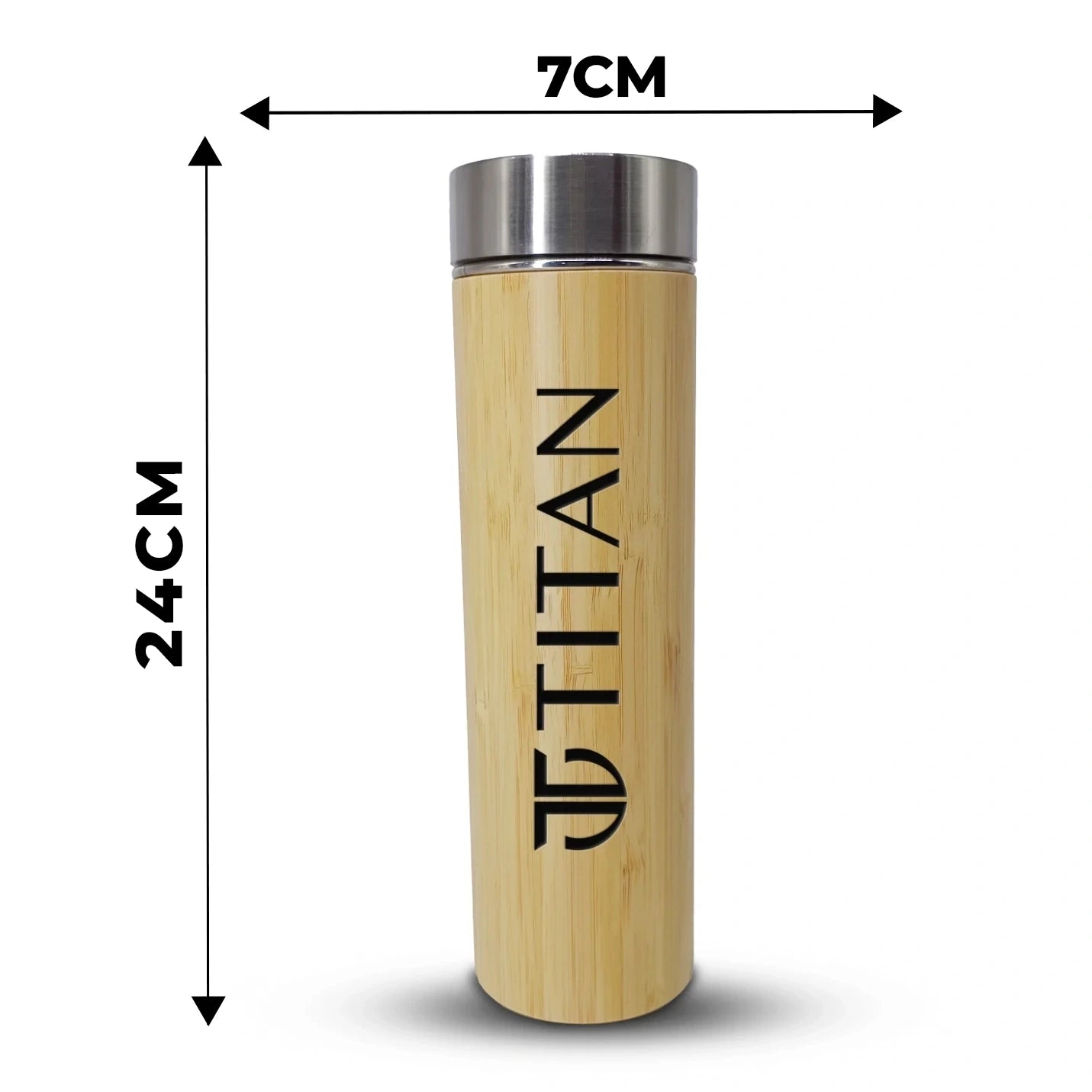 Eco-friendly Bamboo & Stainless Steel Water Bottle