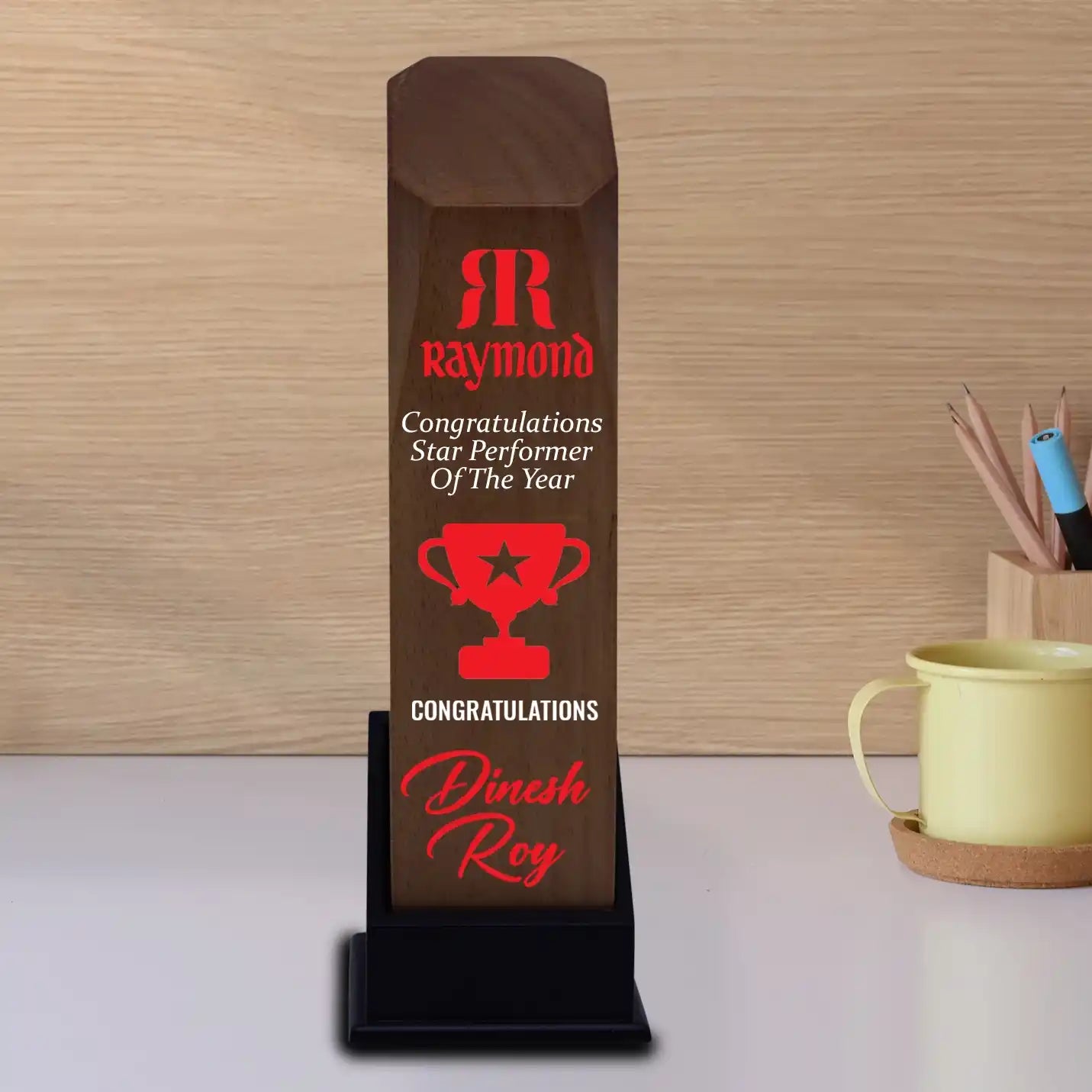 Wooden Tower Champion Trophy