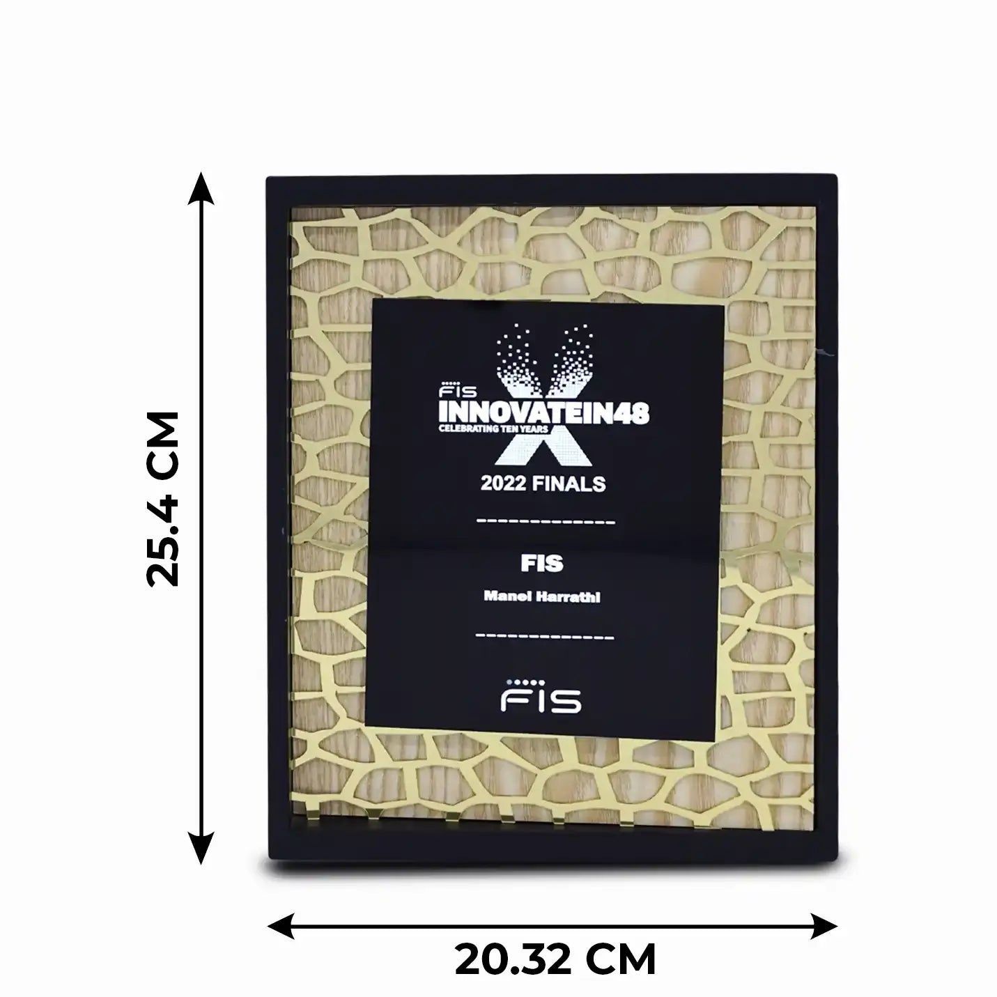 Prestigious Memento Encased in Wooden Frame Img 2