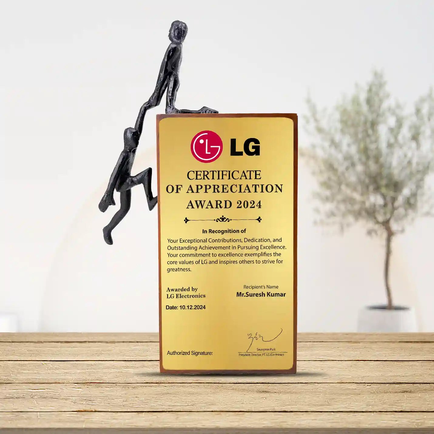 Premium-Quality Achievement Wooden & Metal Mementos 