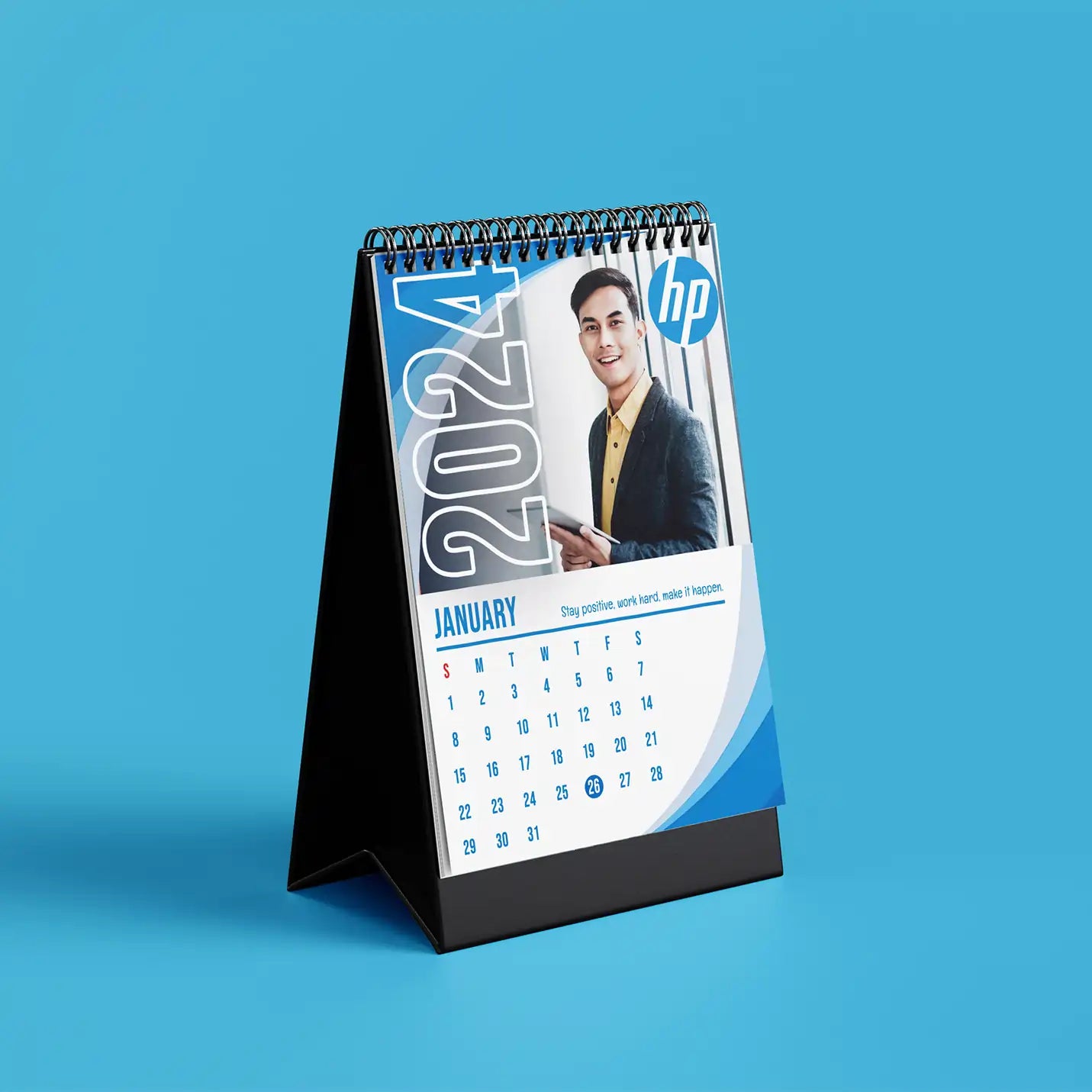 Premium-Quality Photo Desk Calendar