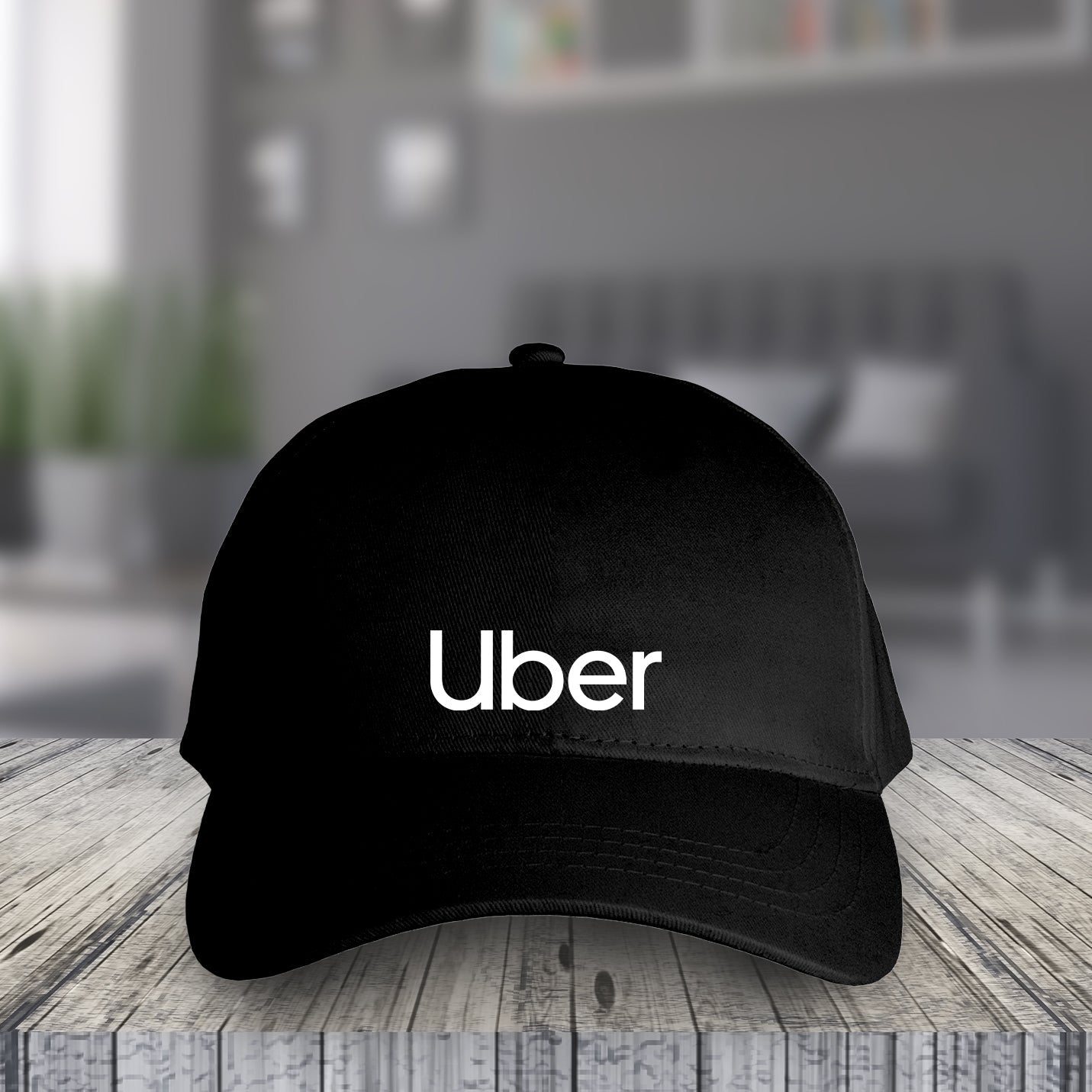 Customizable Unisex Black Cap
