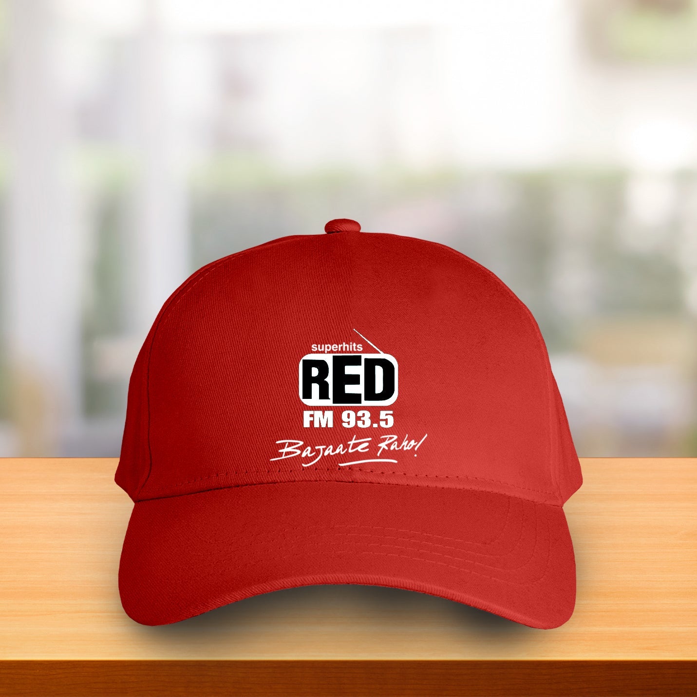Customizable Unisex Red Cap