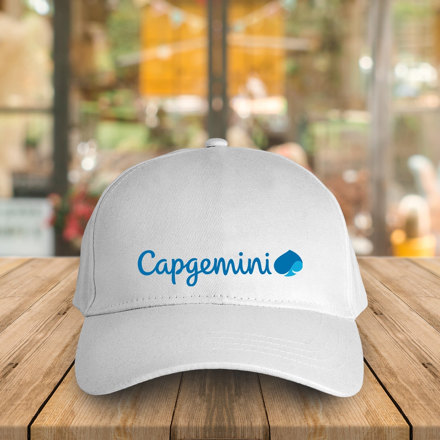 Customizable Unisex White Cap
