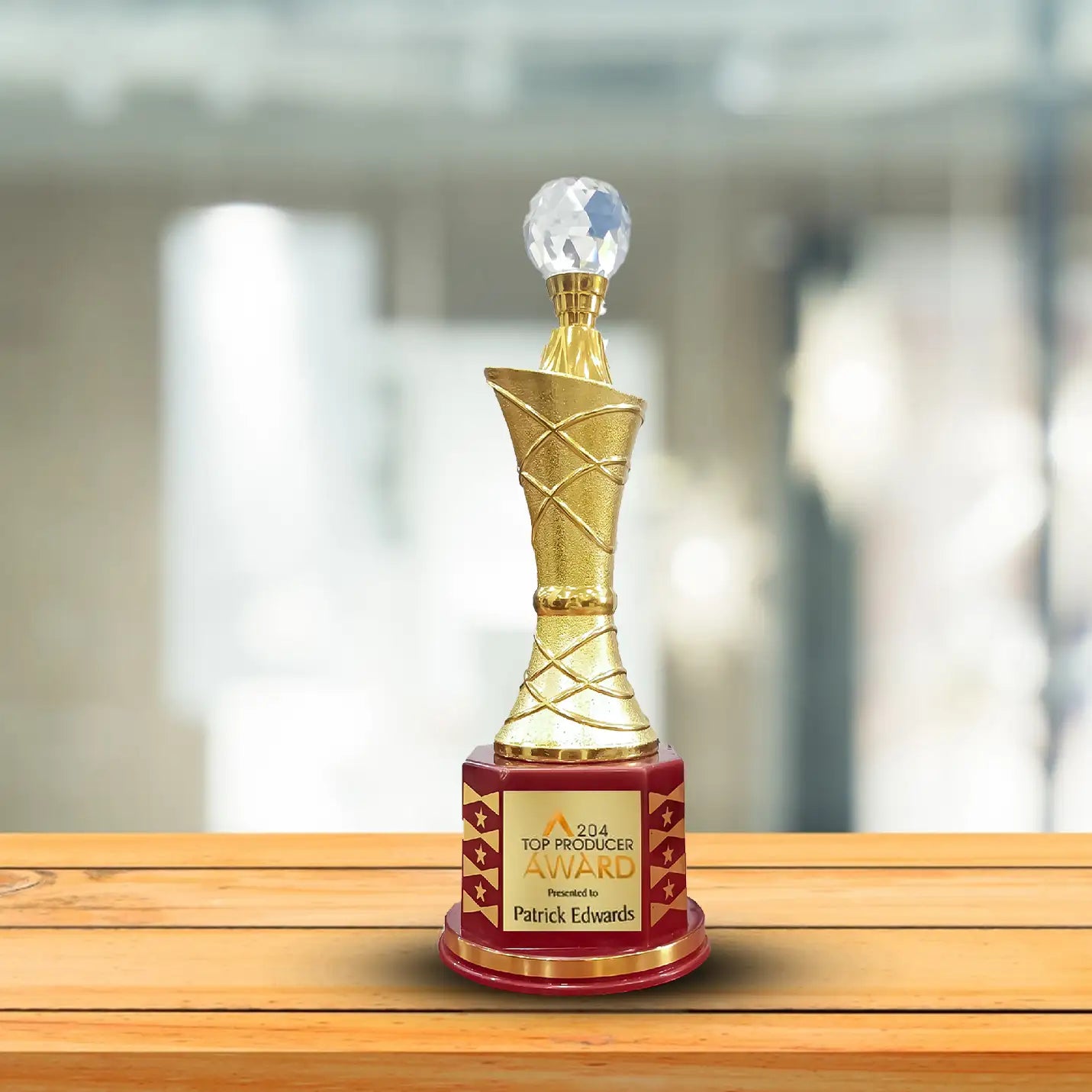 Regal Crystal-Crown Champion’s Gold Trophy