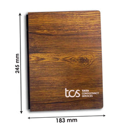 Classic Eco-friendly Wooden Diary with Brand Logo