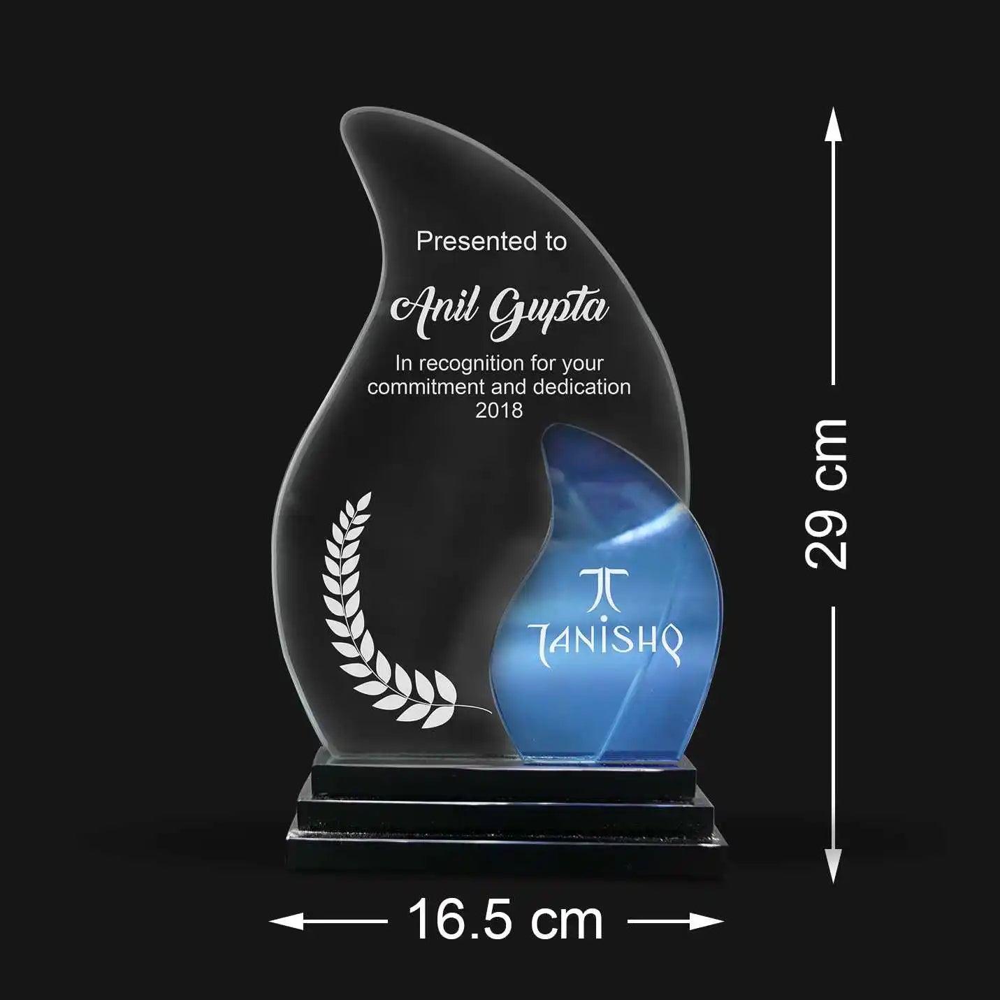 Best-Quality Economic Glass Triumph Memento Img 2