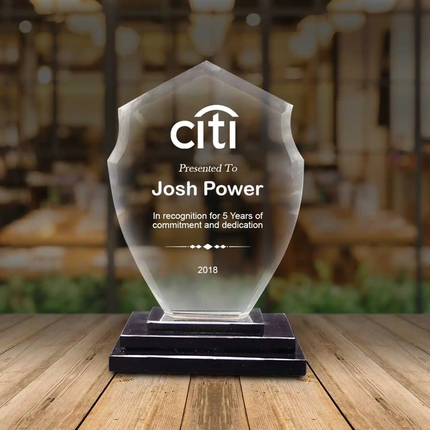 Crystal Crest Trophy