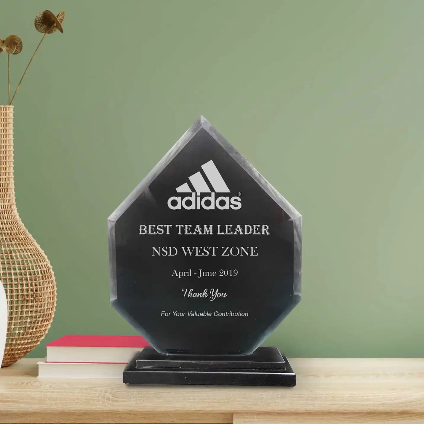 Black Diamond Glass Mementos