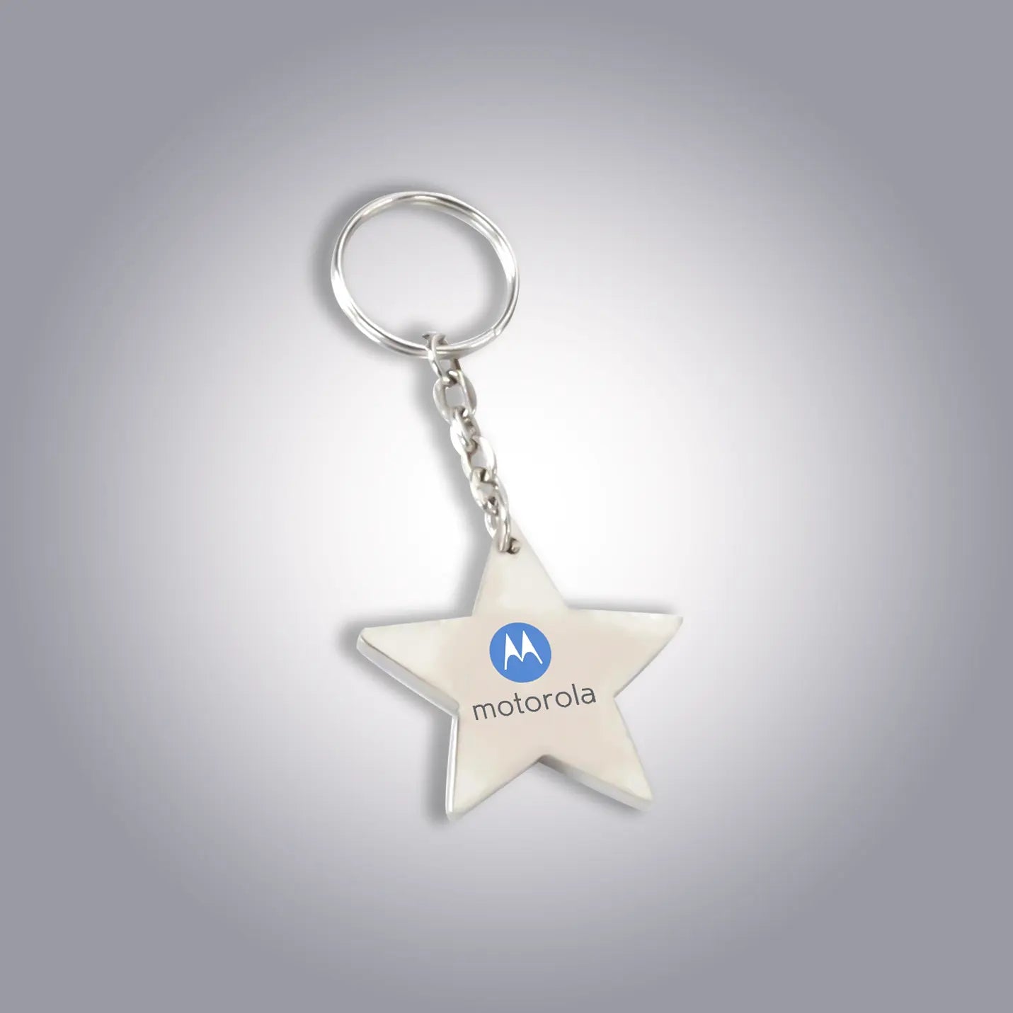Best-Quality Laser-Engraved Star Metal Key Chain Img 2