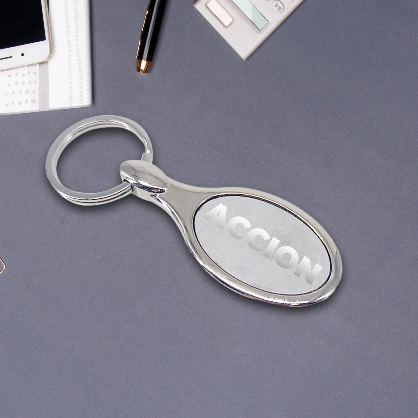 Metal Engraved Key Ring