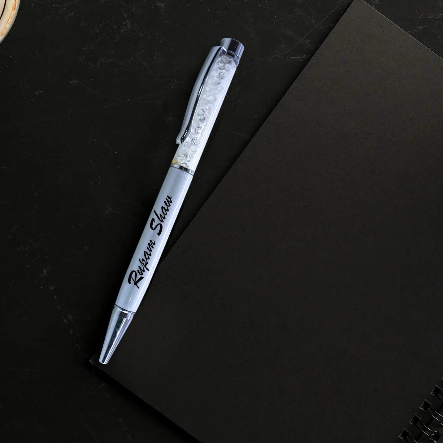 Personalized Engraved Metal Pen with Wooden Box Img 3