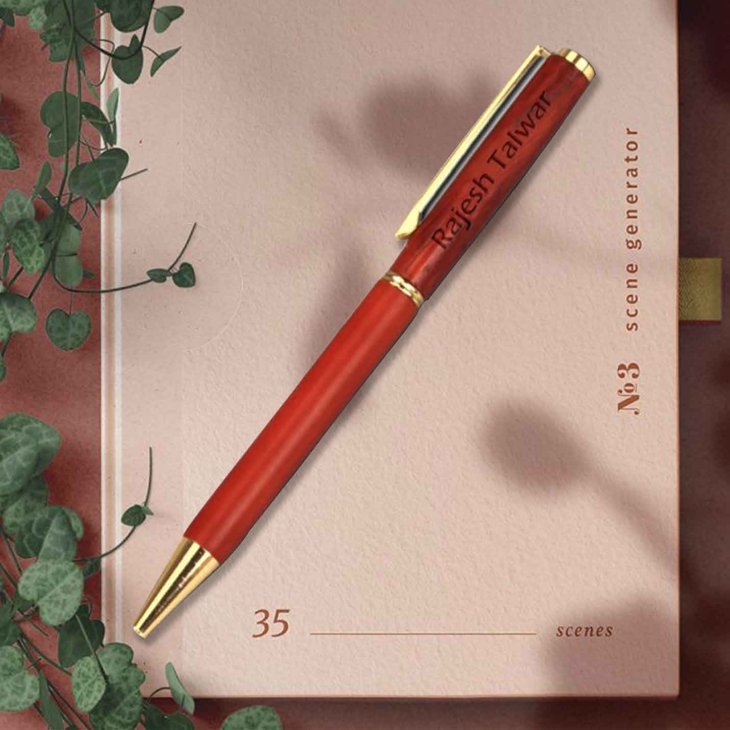 Personalised Wooden Pen