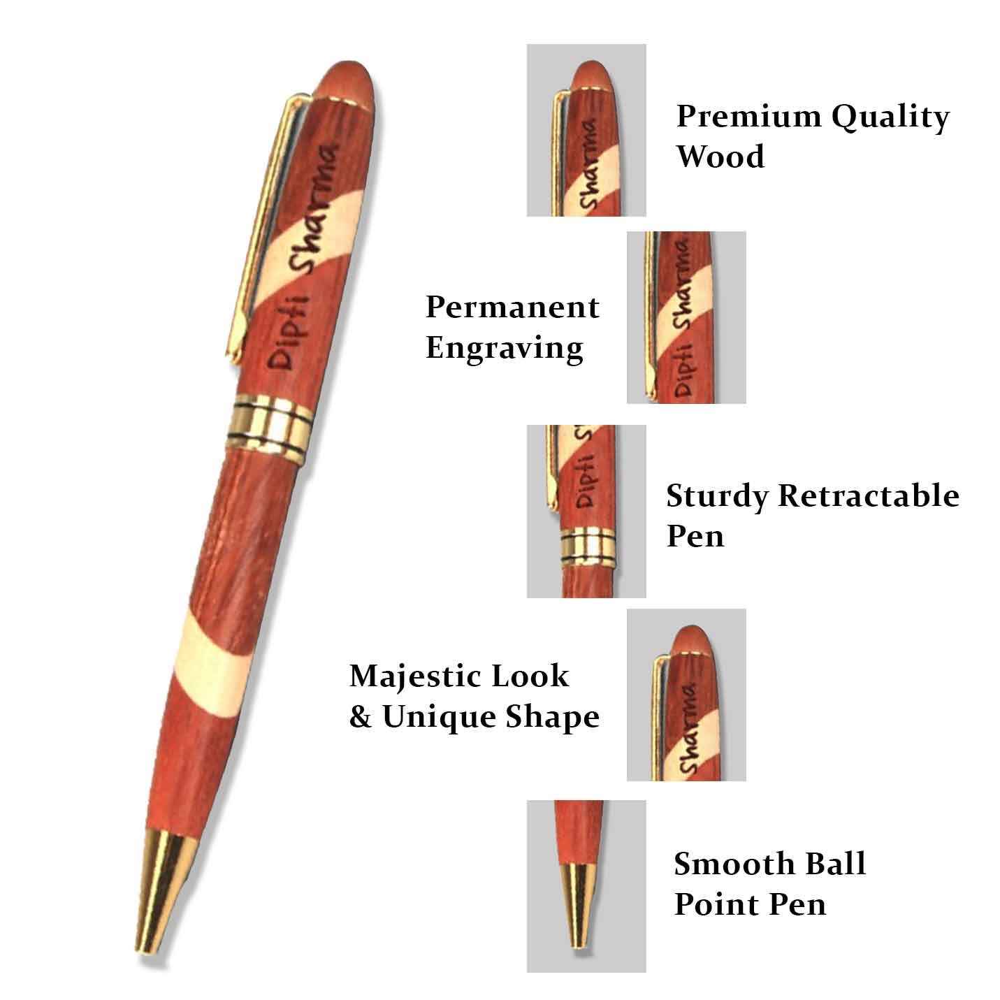 Personalised Wooden Pen Img 2