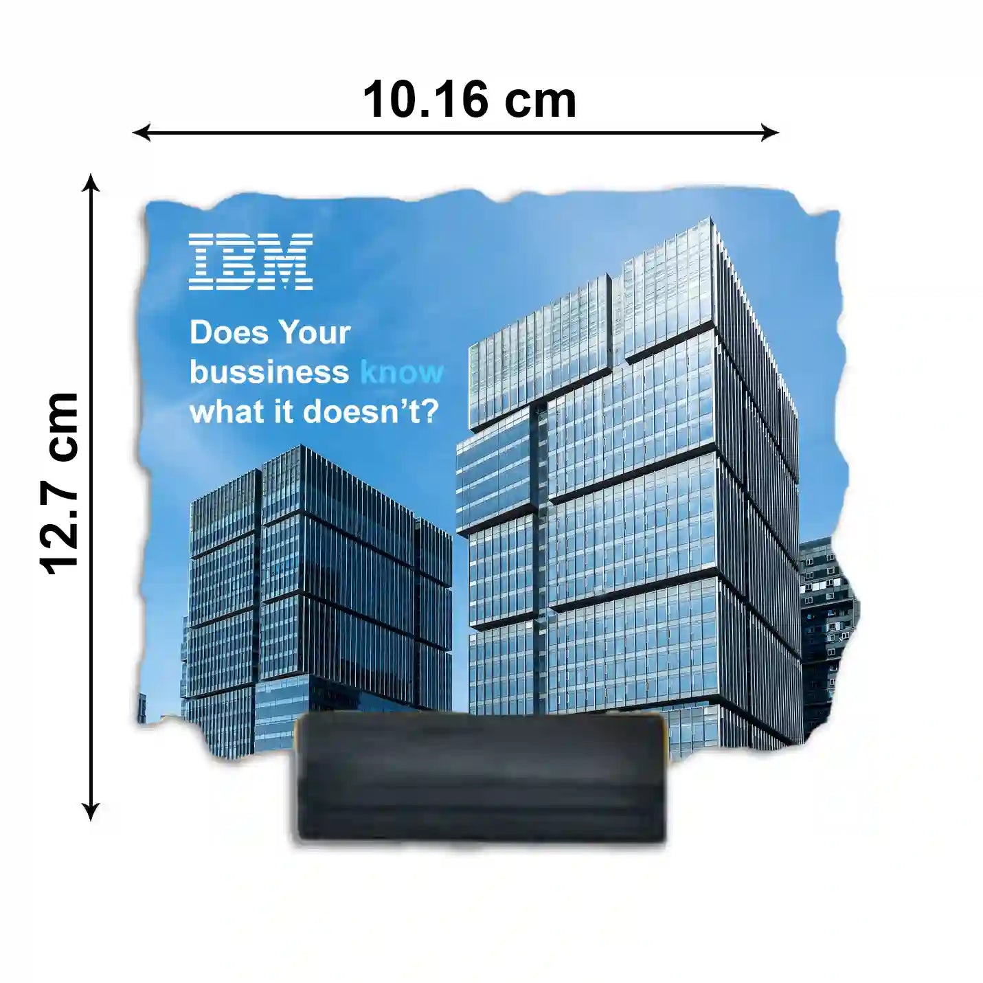 Elegant Printable Hard Board Plaque with Black Base