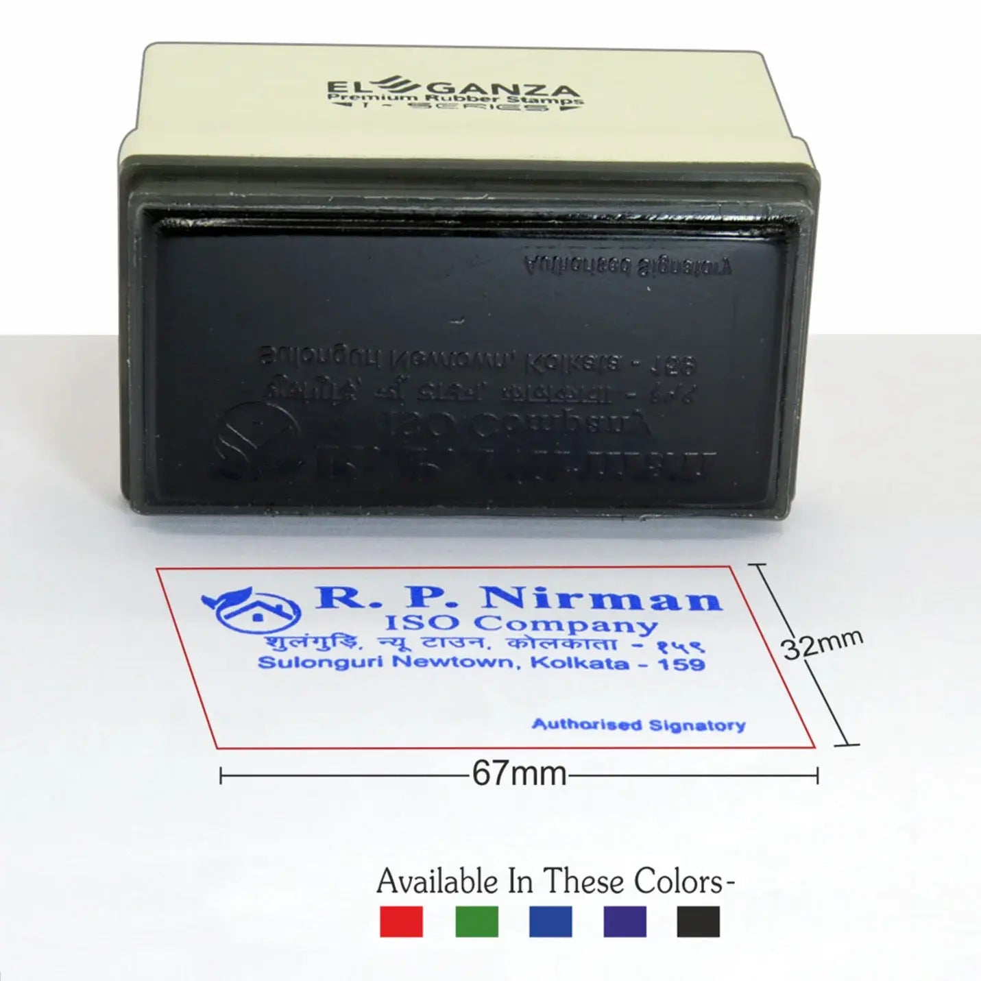 High-tech Made to Order Pre-Inked Rectangular Stamp