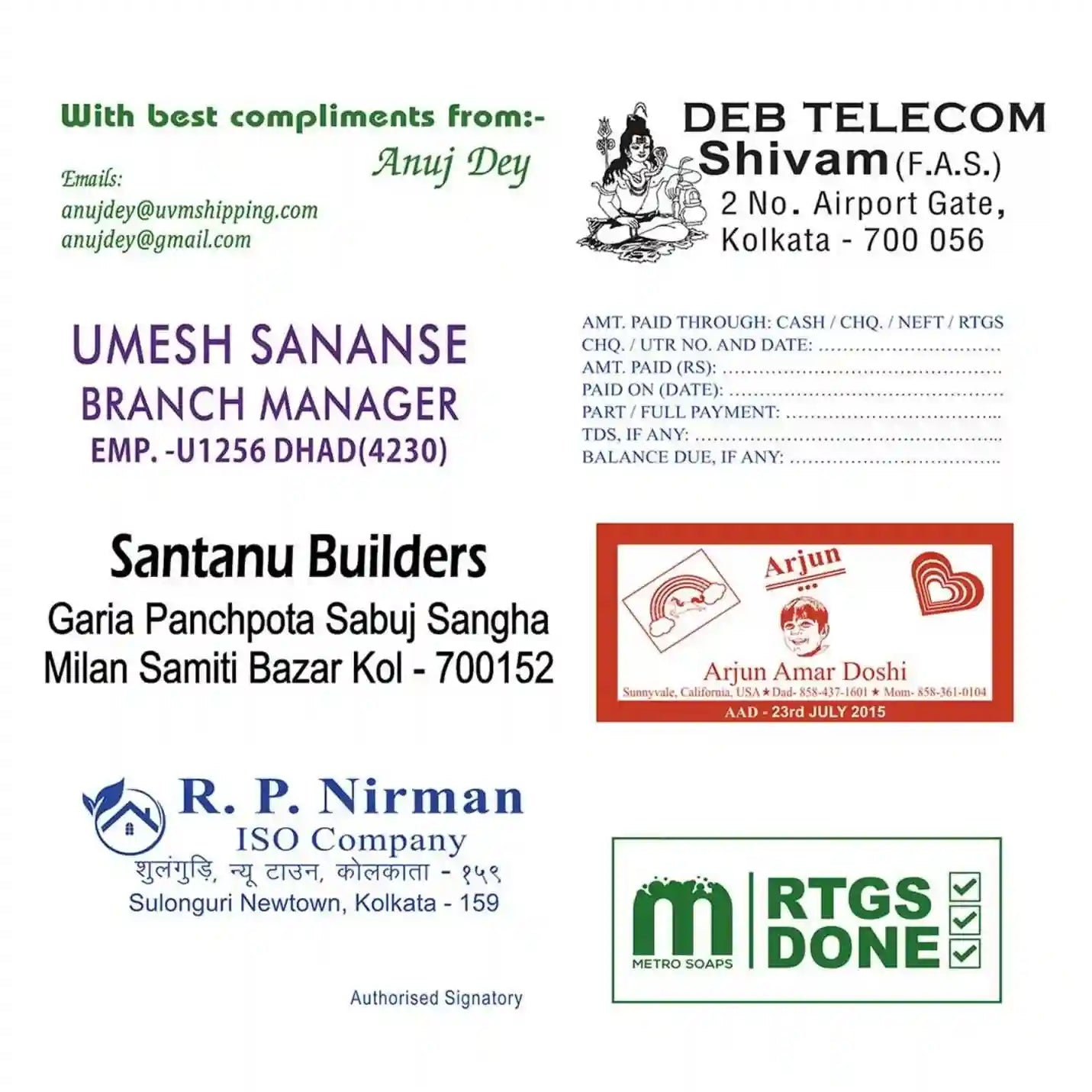 High-tech Made to Order Pre-Inked Rectangular Stamp