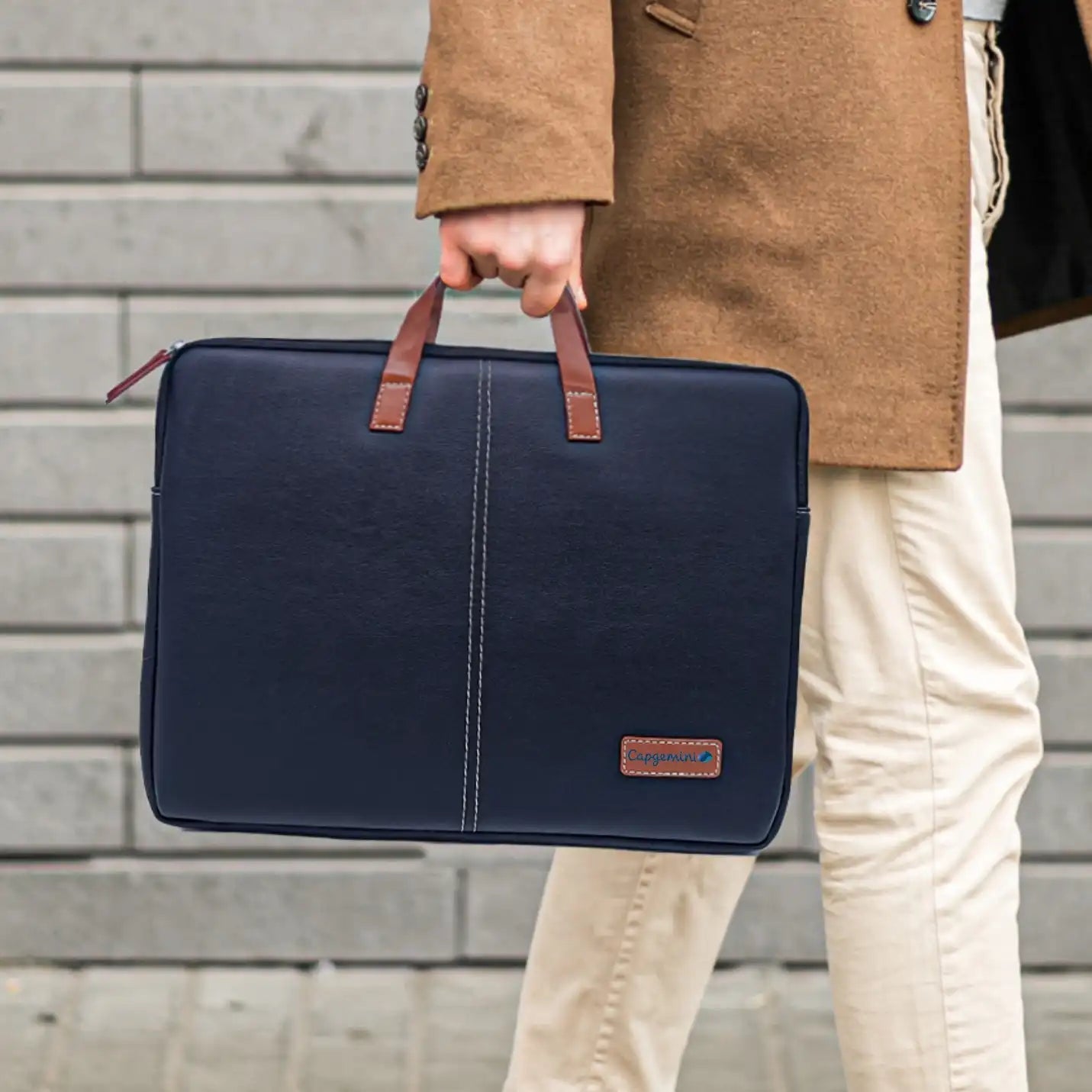 Personalised Black Corporate laptop Sleeve